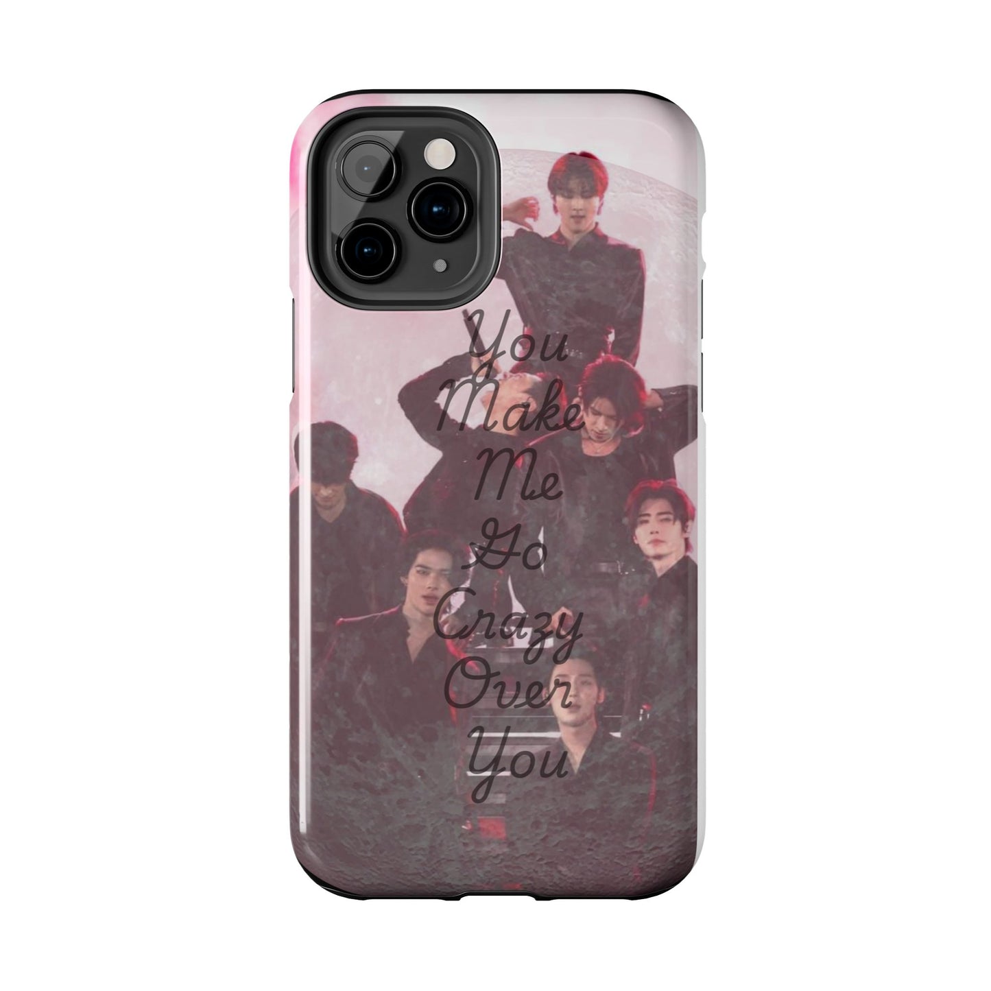 Enhypen Stylish Phone Case - You Make Me Go Crazy Over You, Durable Protection, Trendy Accessory, Gift for Friends