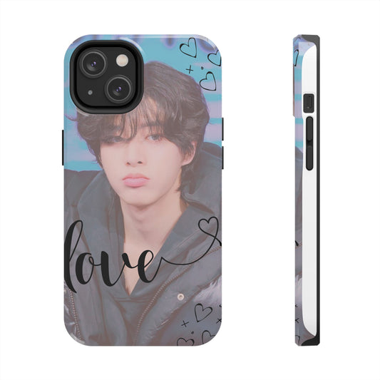 Jake Sim Phone Case, Trendy Phone Accessory, Unique Gift, Love Design, Customizable Phone Case, Heart Print Case