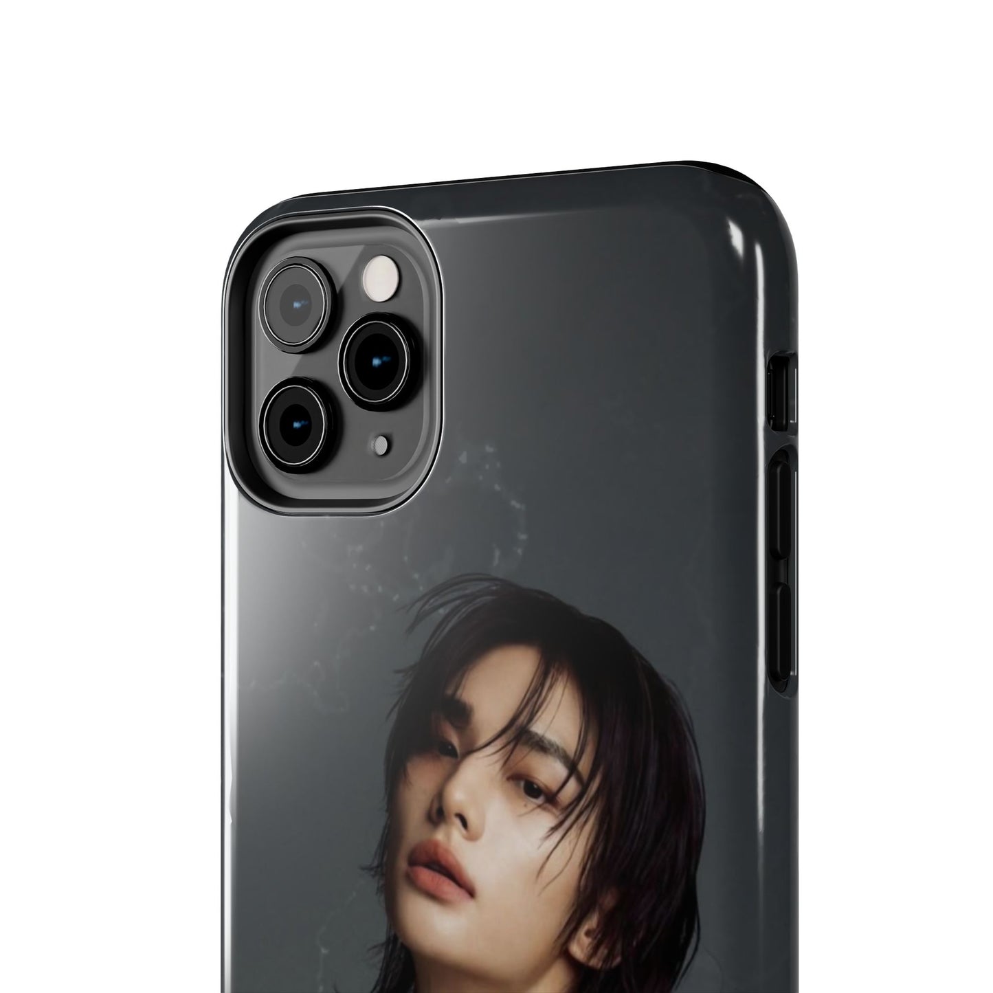 Hyunjin Tough Phone Case — Moody Portrait Slim Protective Case