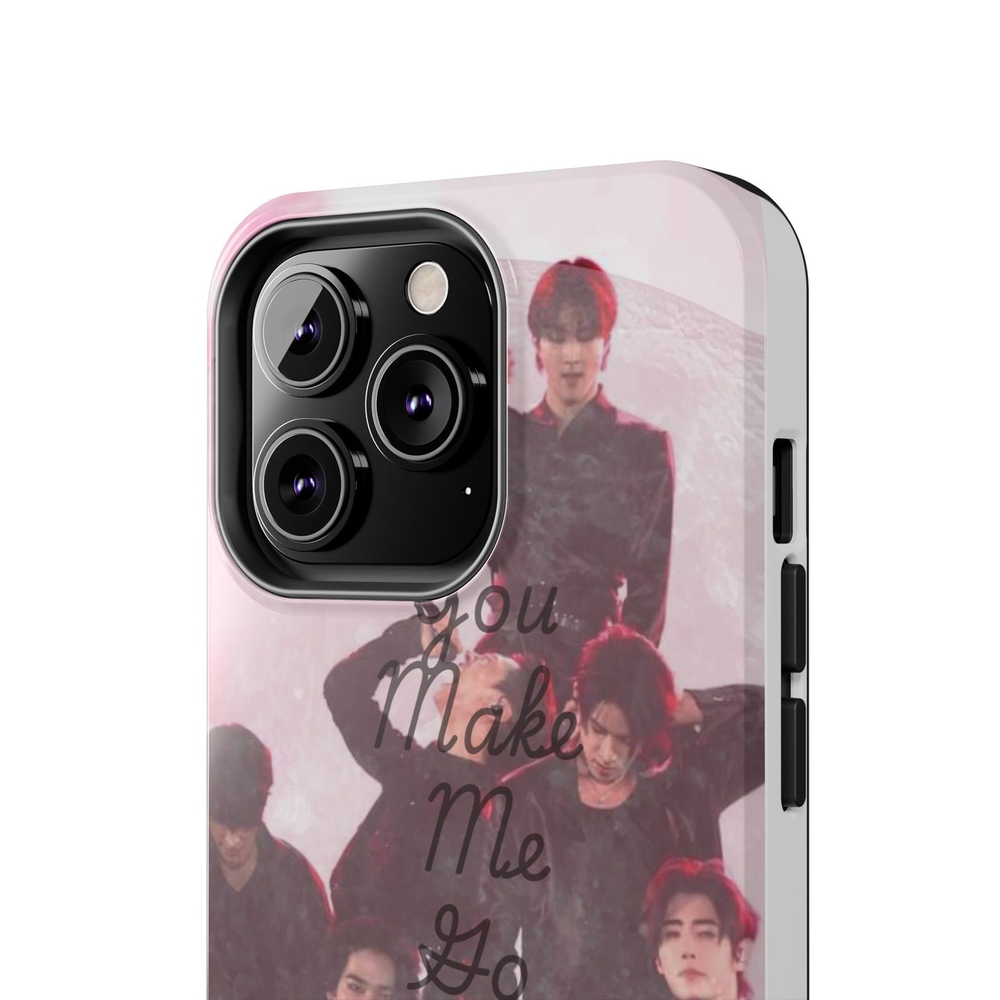 Enhypen Stylish Phone Case - You Make Me Go Crazy Over You, Durable Protection, Trendy Accessory, Gift for Friends