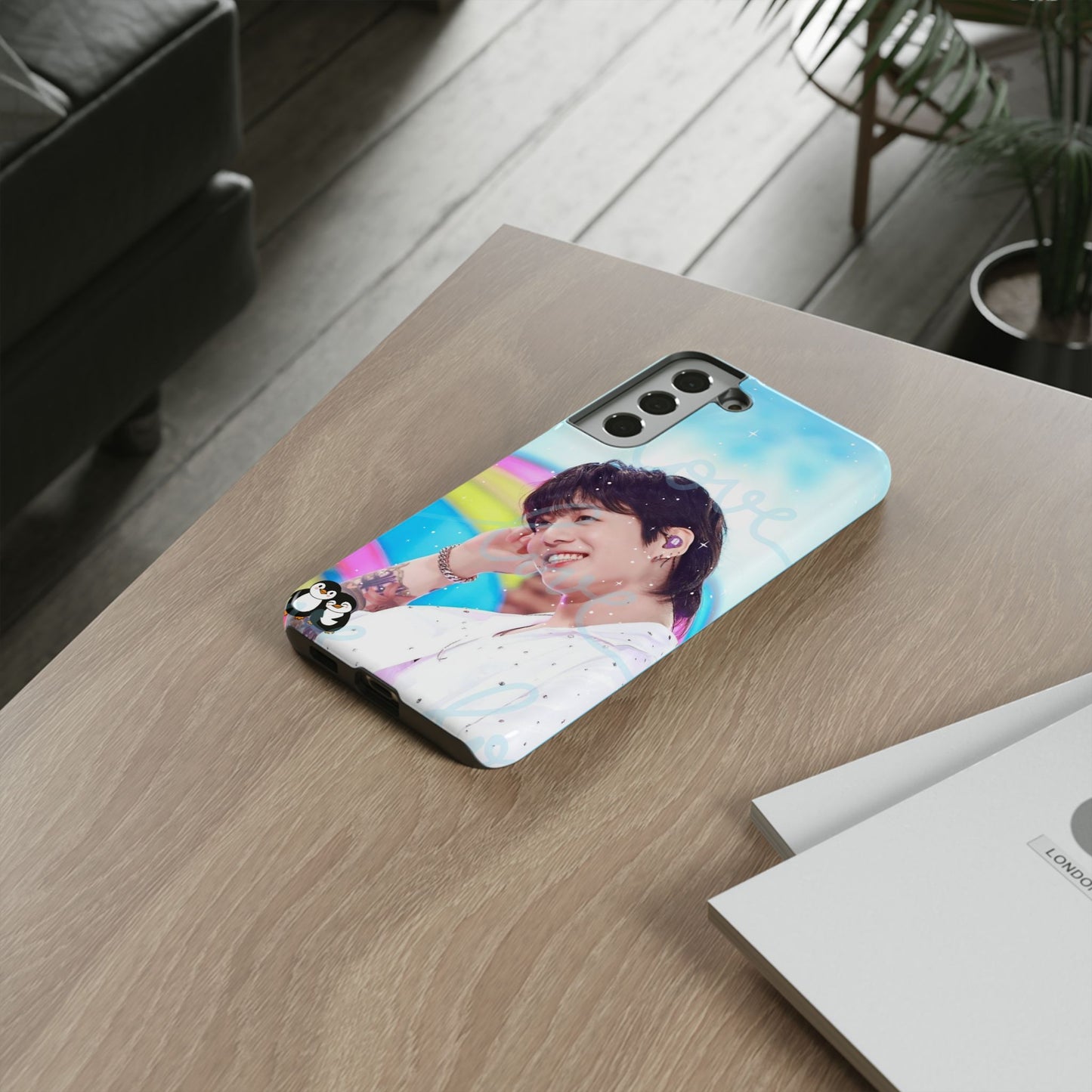 Jungkook Phone Case - Love Rainbow Kpop Design