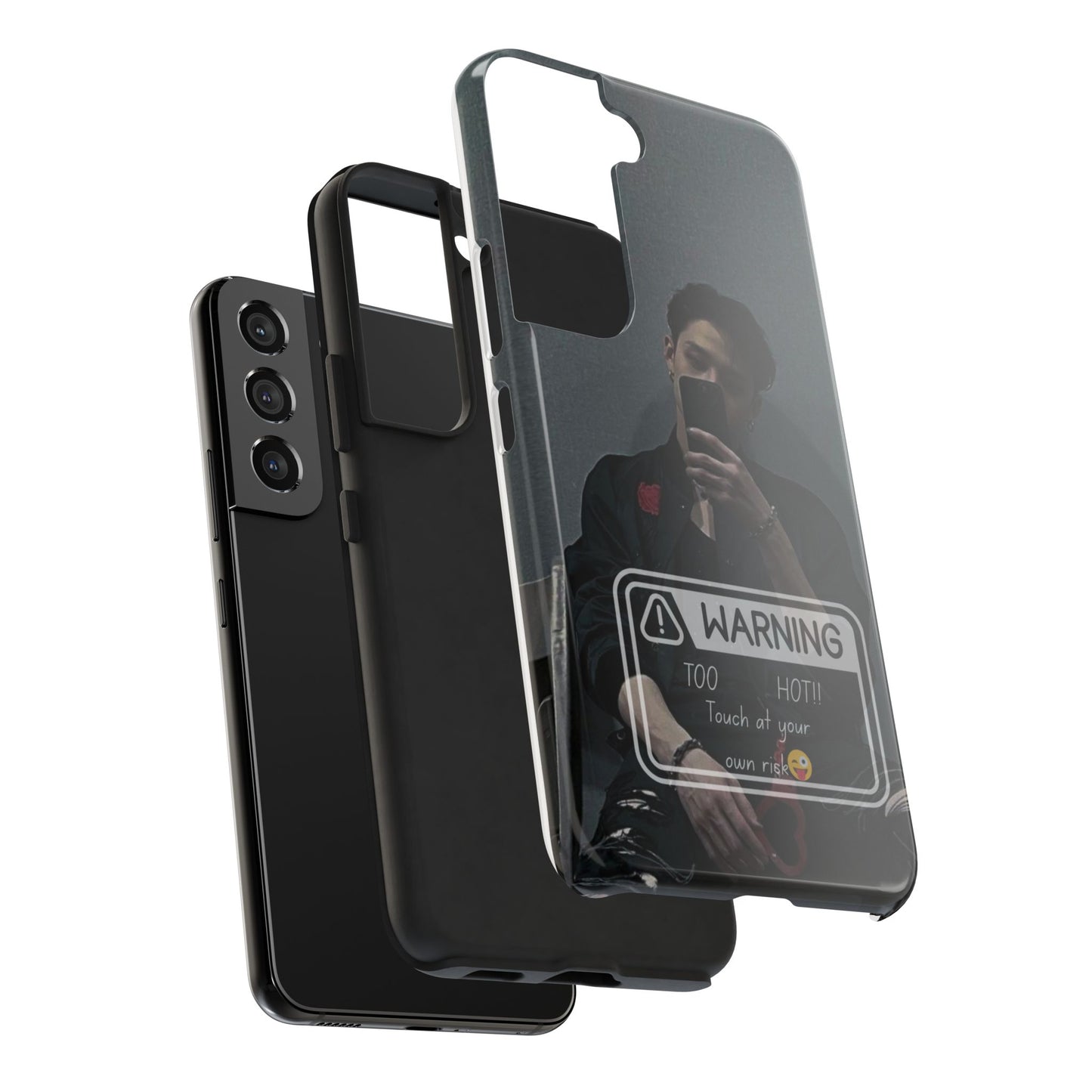 Warning: Bang Chan Tough Phone Case — Protective Slim Cover