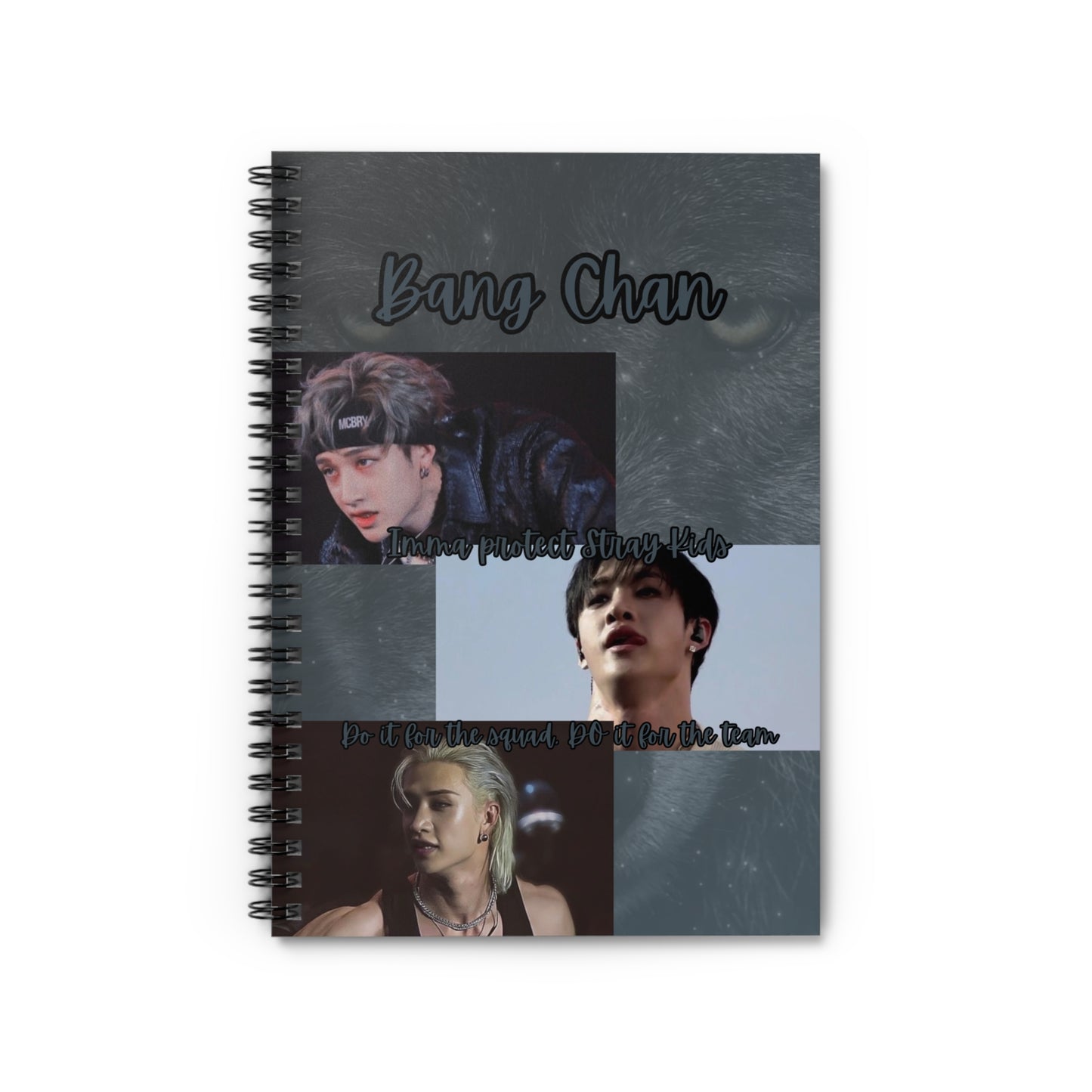 Bang Chan Spiral Notebook