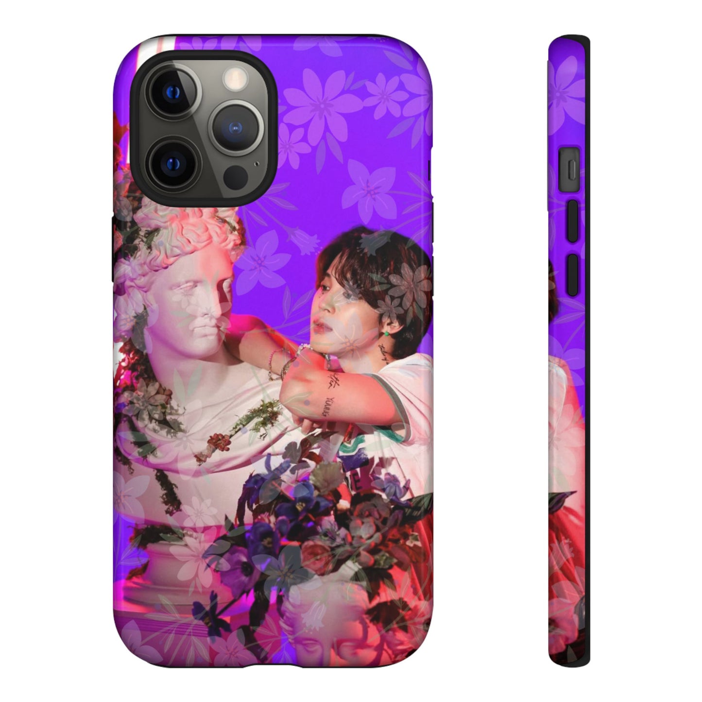 Park Jimin Phone Case — Retro Floral Phone Cover