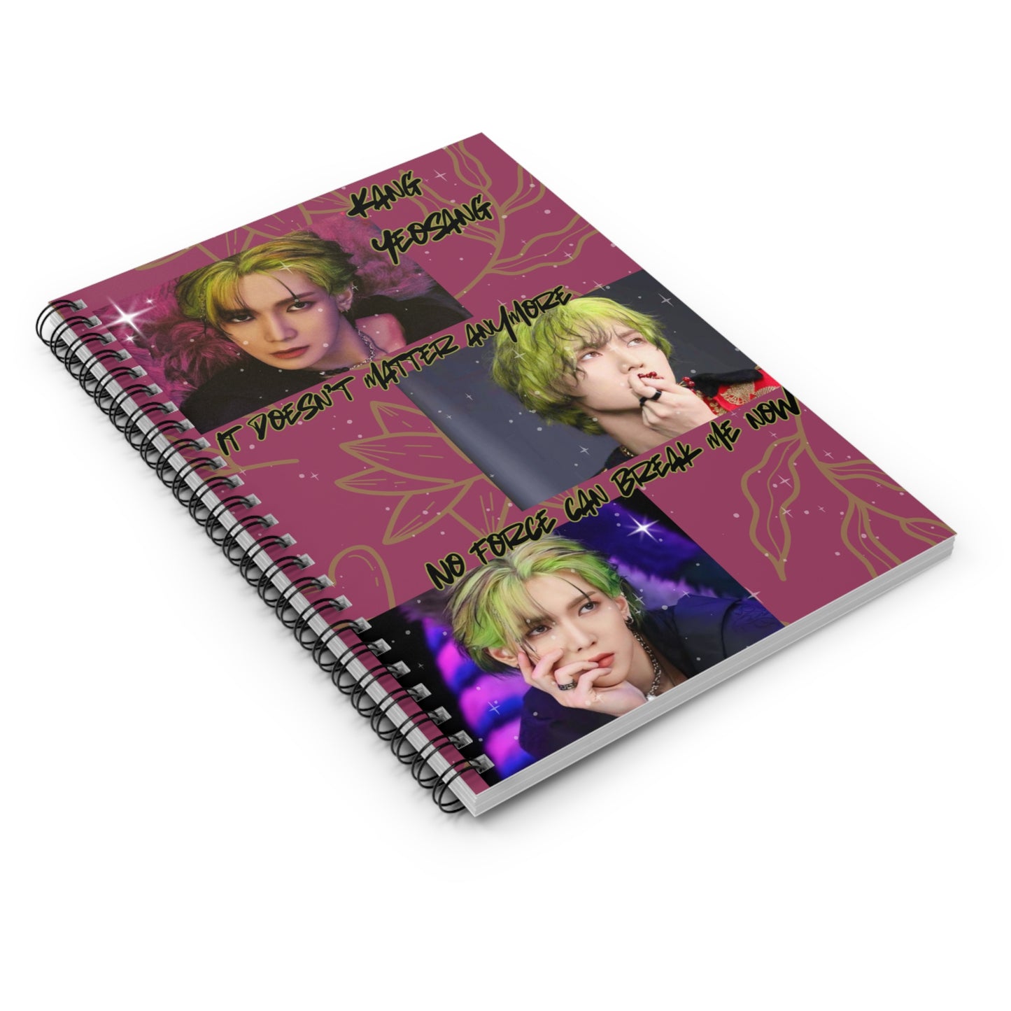 Kang Yeonsang Spiral Notebook — Ruled Journal with Lyrics