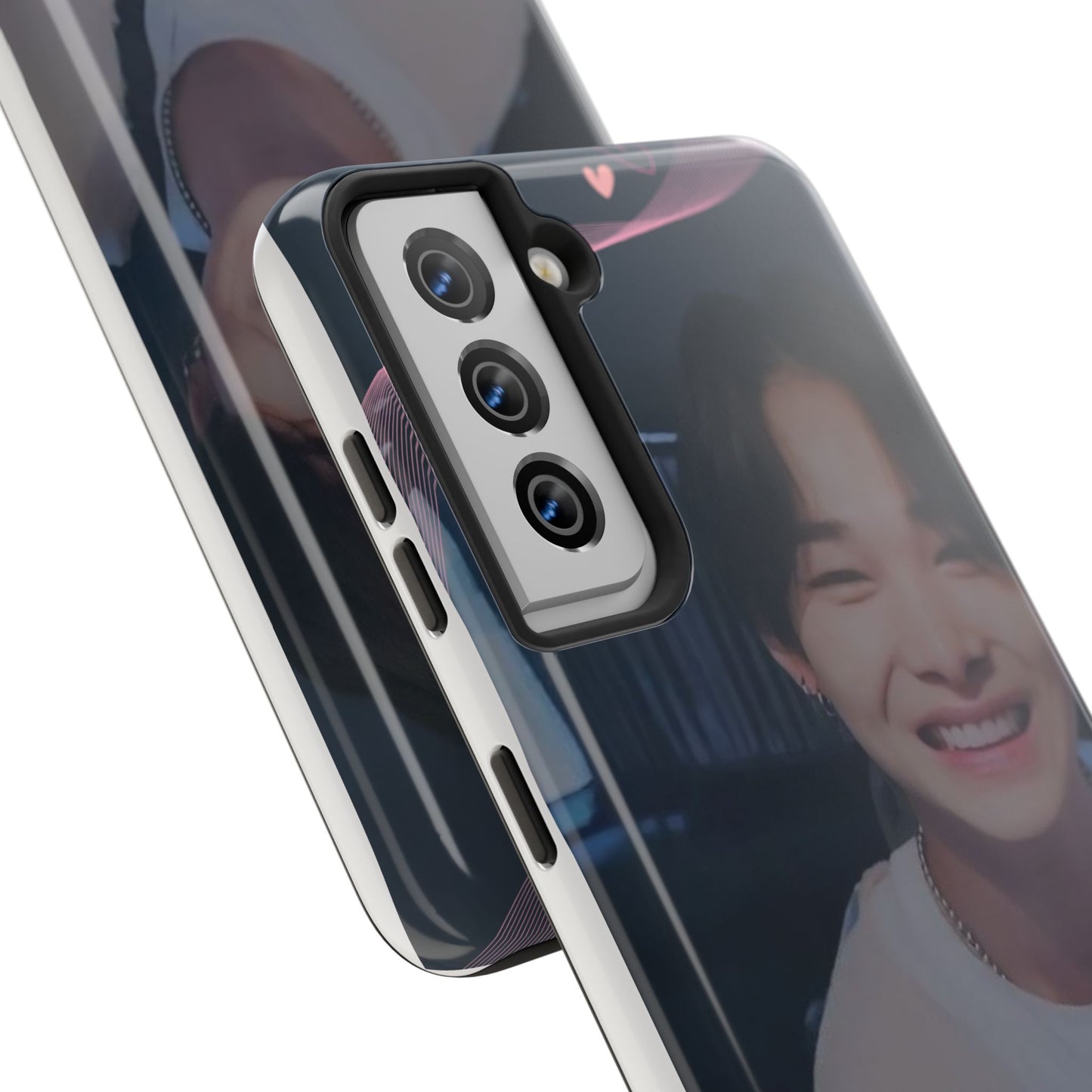 Customizable Phone Case, Cute Phone Cover, Gifts for Teens, Personalized Accessories, Trendy Phone Protection, Heart Design