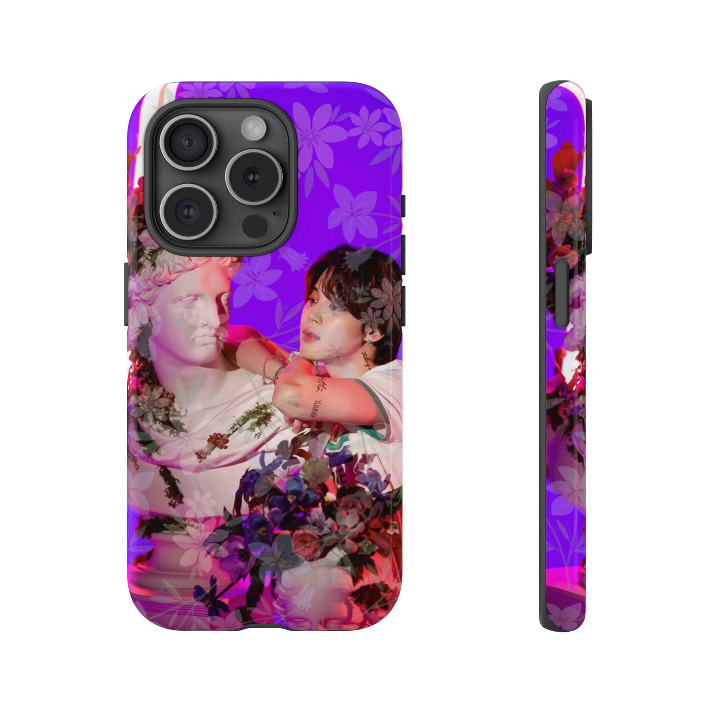 Park Jimin Phone Case — Retro Floral Phone Cover
