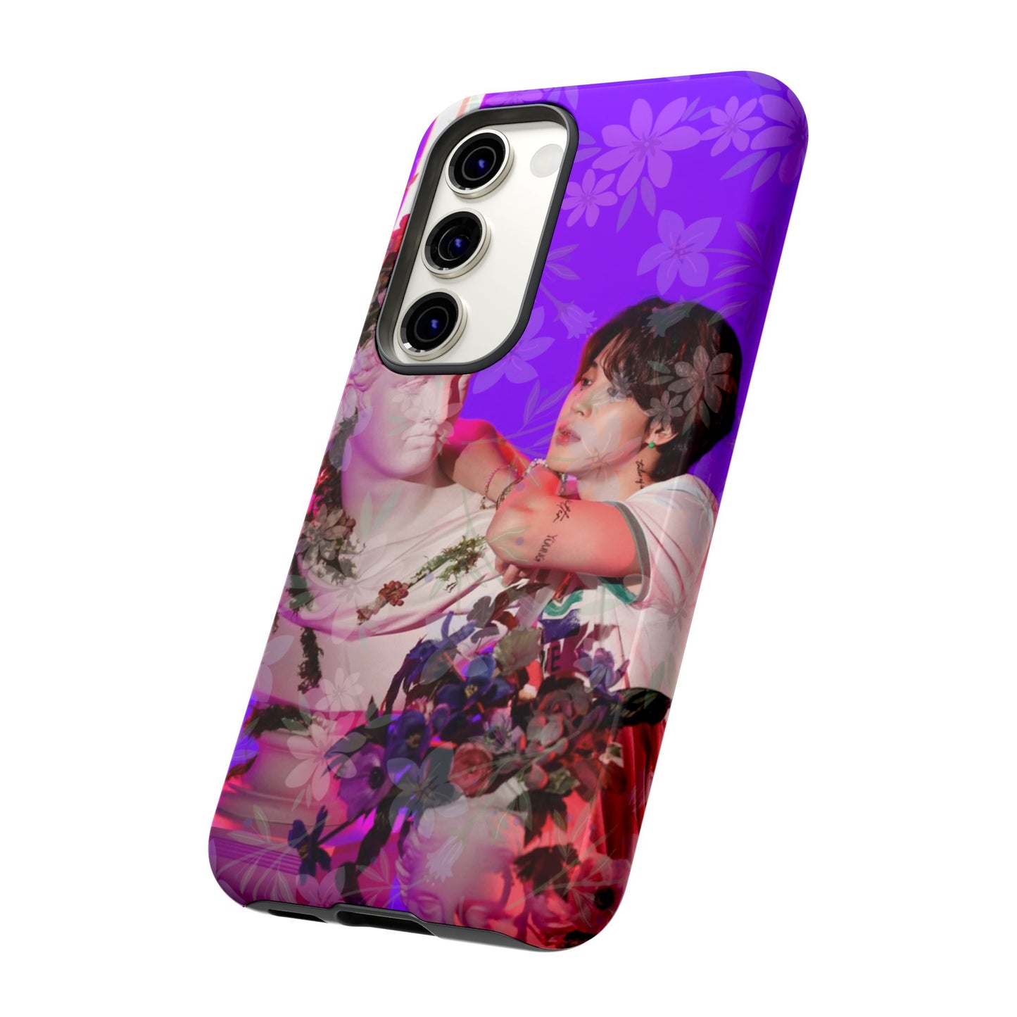 Park Jimin Phone Case — Retro Floral Phone Cover