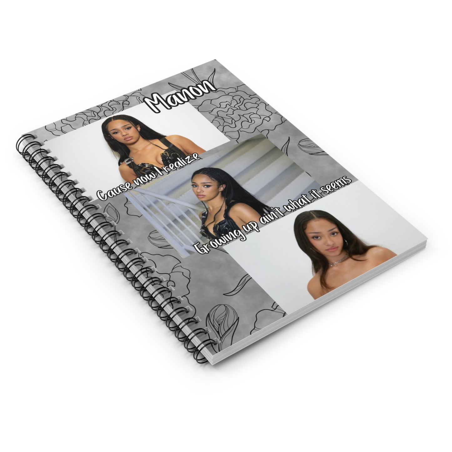 Manon Spiral Notebook —  Ruled Journal