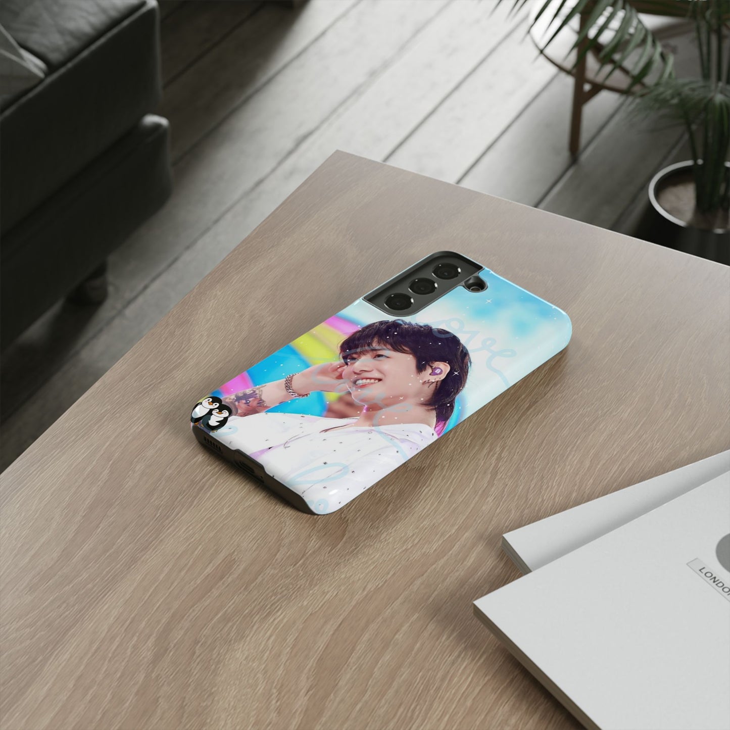 Jungkook Phone Case - Love Rainbow Kpop Design