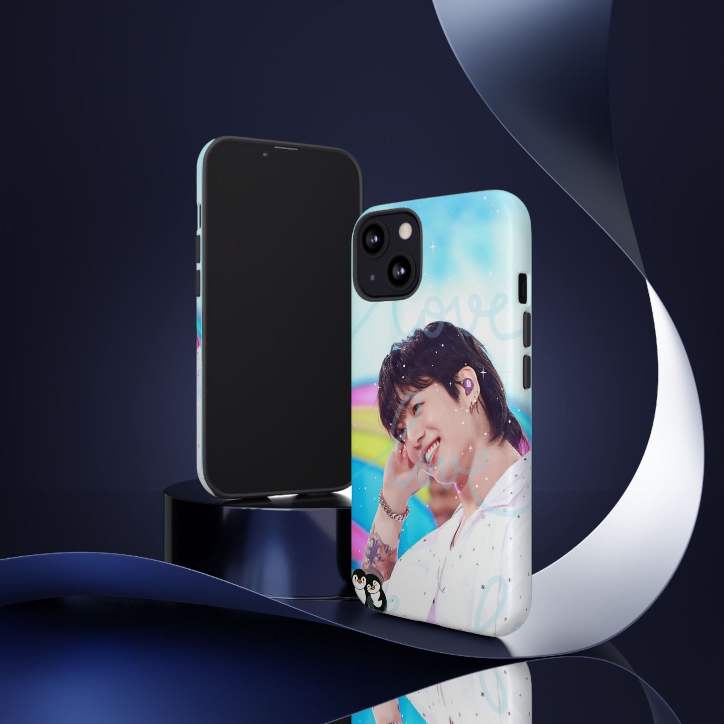 Jungkook Phone Case - Love Rainbow Kpop Design