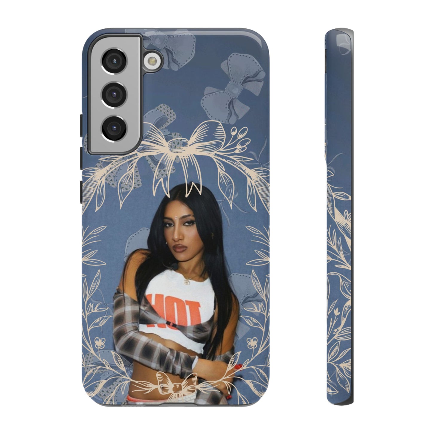 Lara Tough Phone Case — Protective Slim Case with Bow Wreath Design