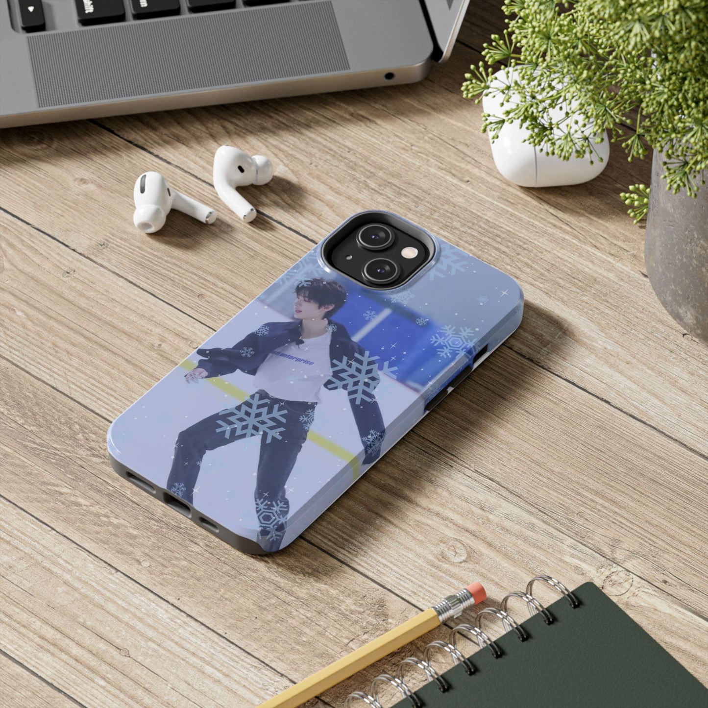 Ice Prince Tough Phone Case, Stylish Phone Protector, Winter Sports Accessory, Unique Gift for Skaters, Durable Phone Shell