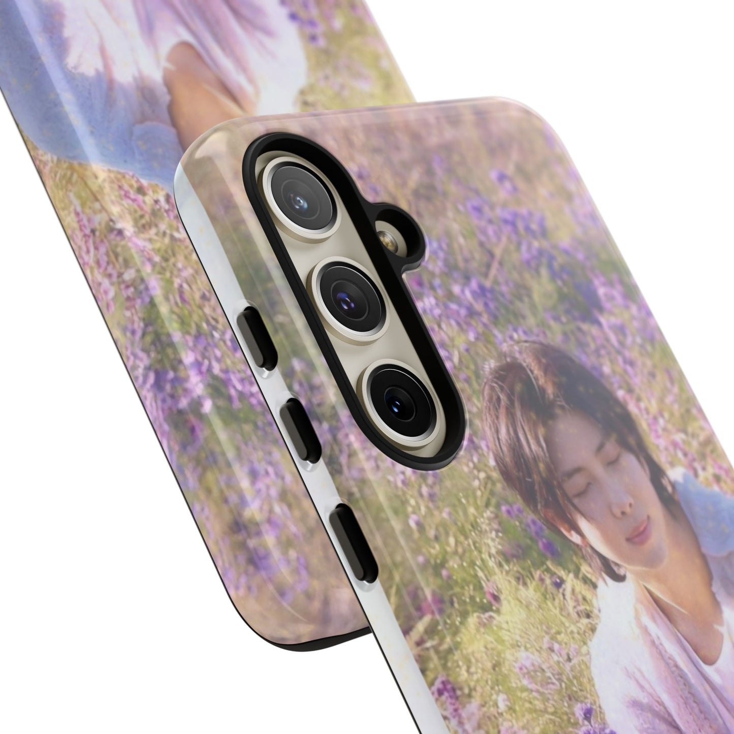RM Floral Lavender Photo Phone Case