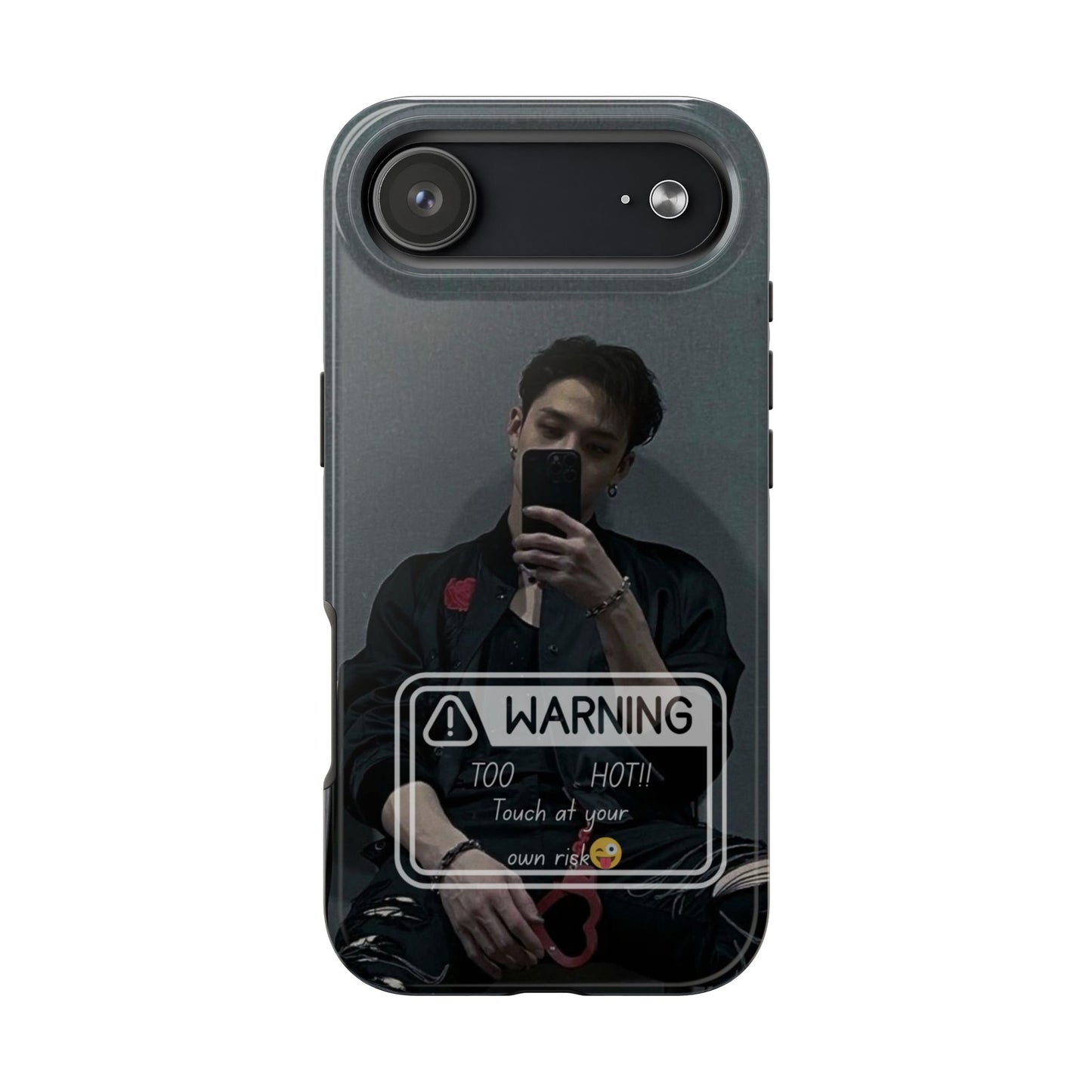Warning: Bang Chan Tough Phone Case — Protective Slim Cover