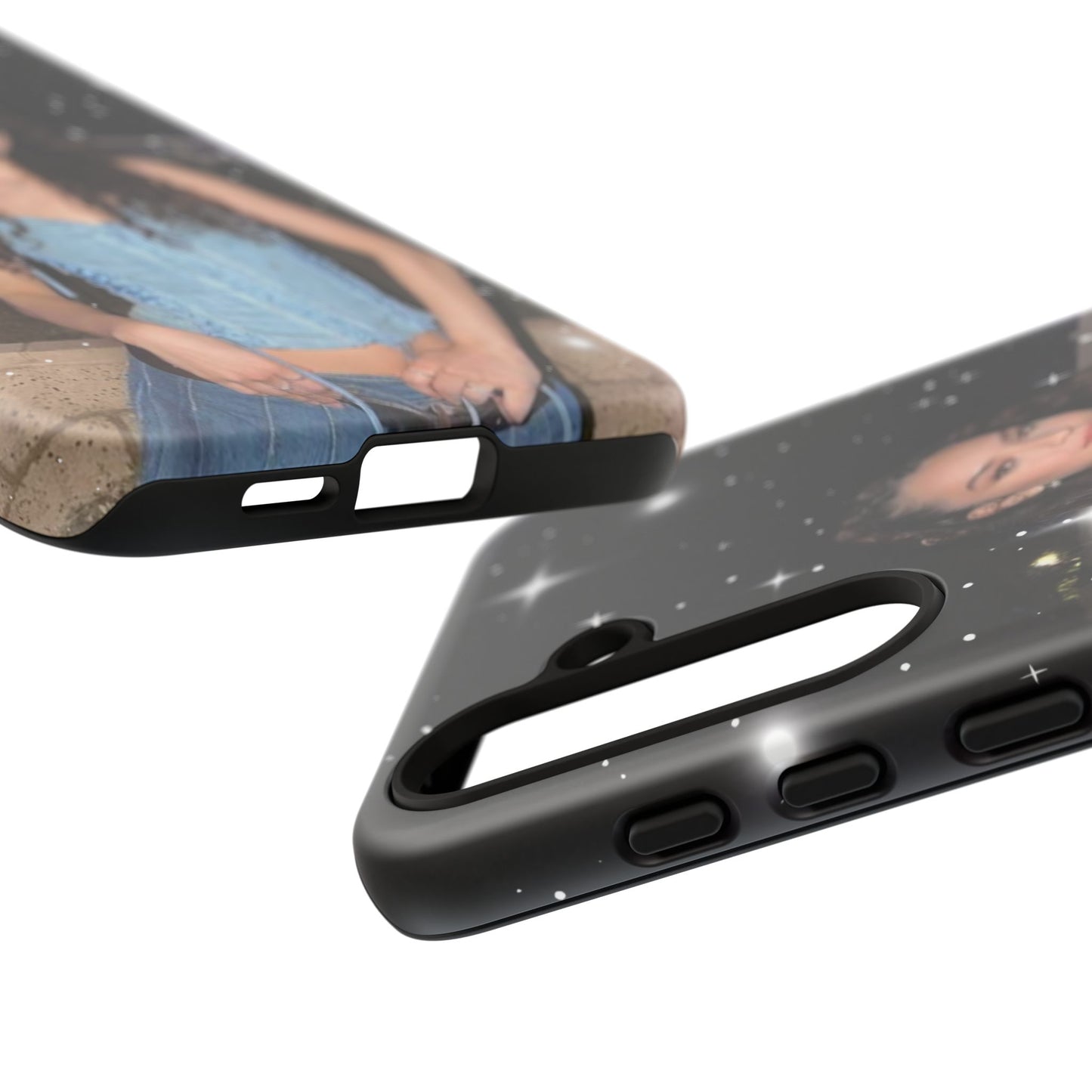 Daniela Phone Case — Glam Night Photo Sparkle Design