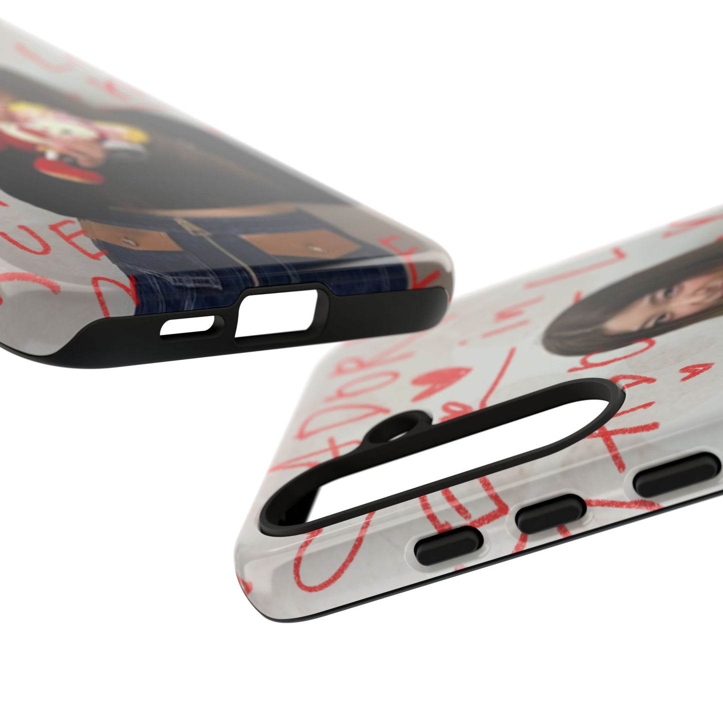 Yoonchae Phone Case — Adore Graffiti Heart Background