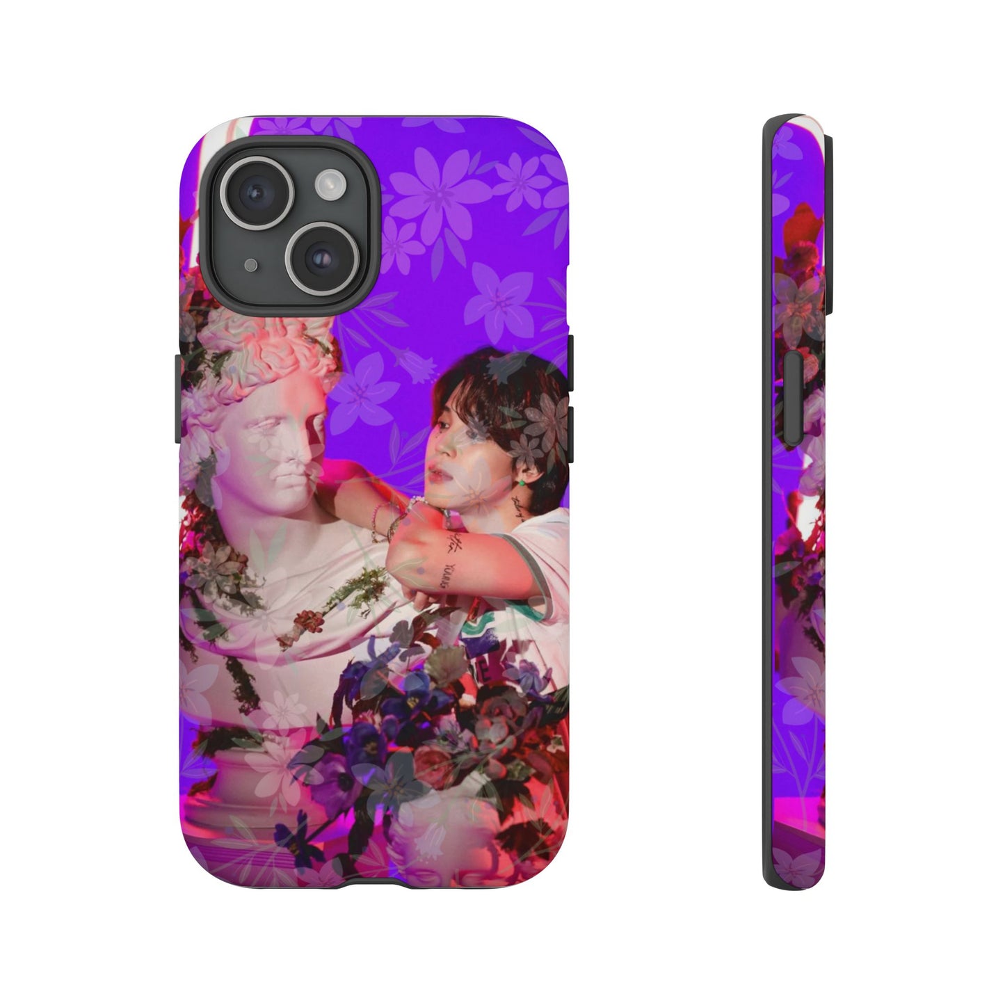 Park Jimin Phone Case — Retro Floral Phone Cover