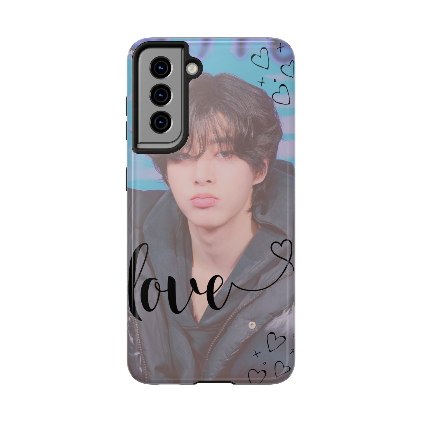 Jake Sim Phone Case, Trendy Phone Accessory, Unique Gift, Love Design, Customizable Phone Case, Heart Print Case