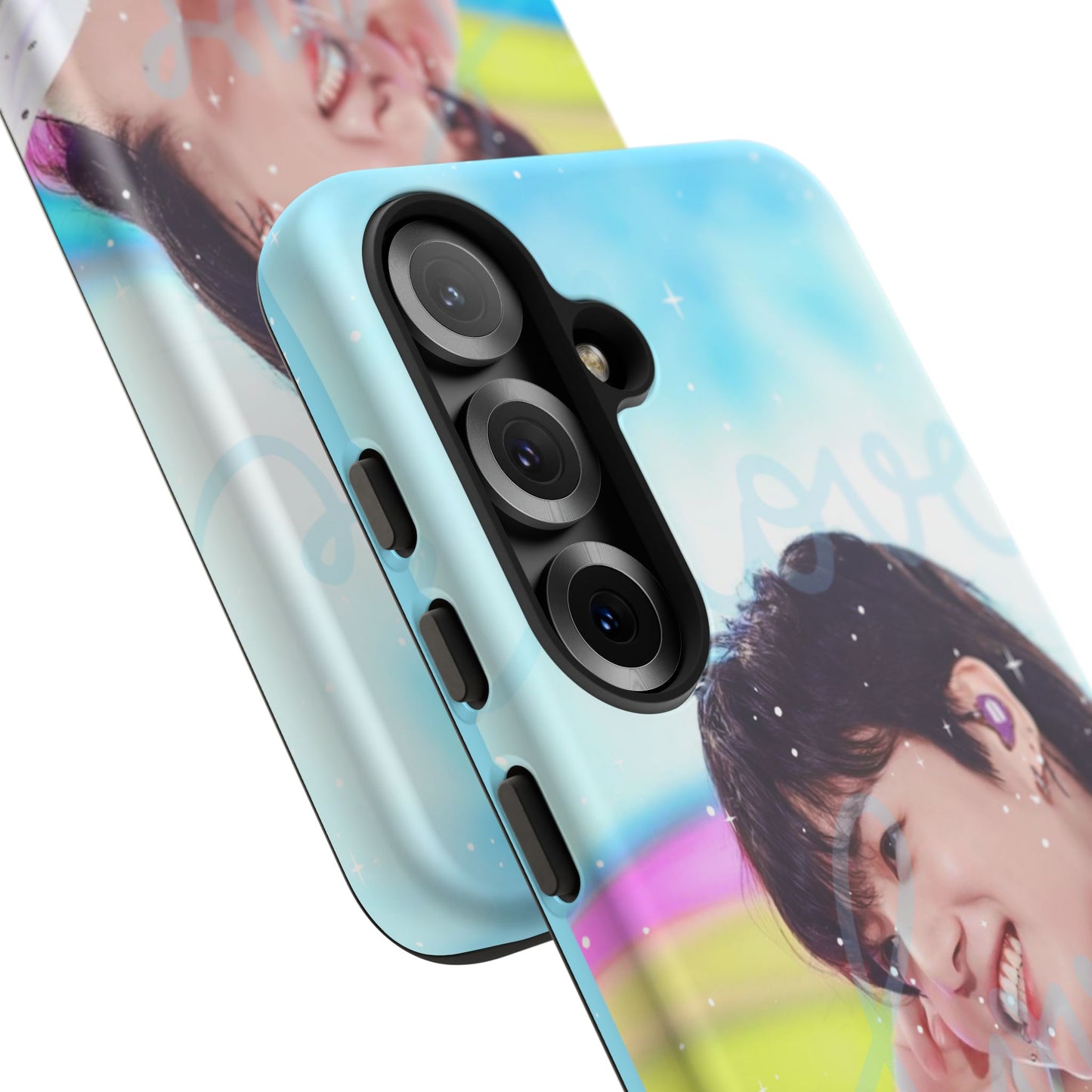 Jungkook Phone Case - Love Rainbow Kpop Design