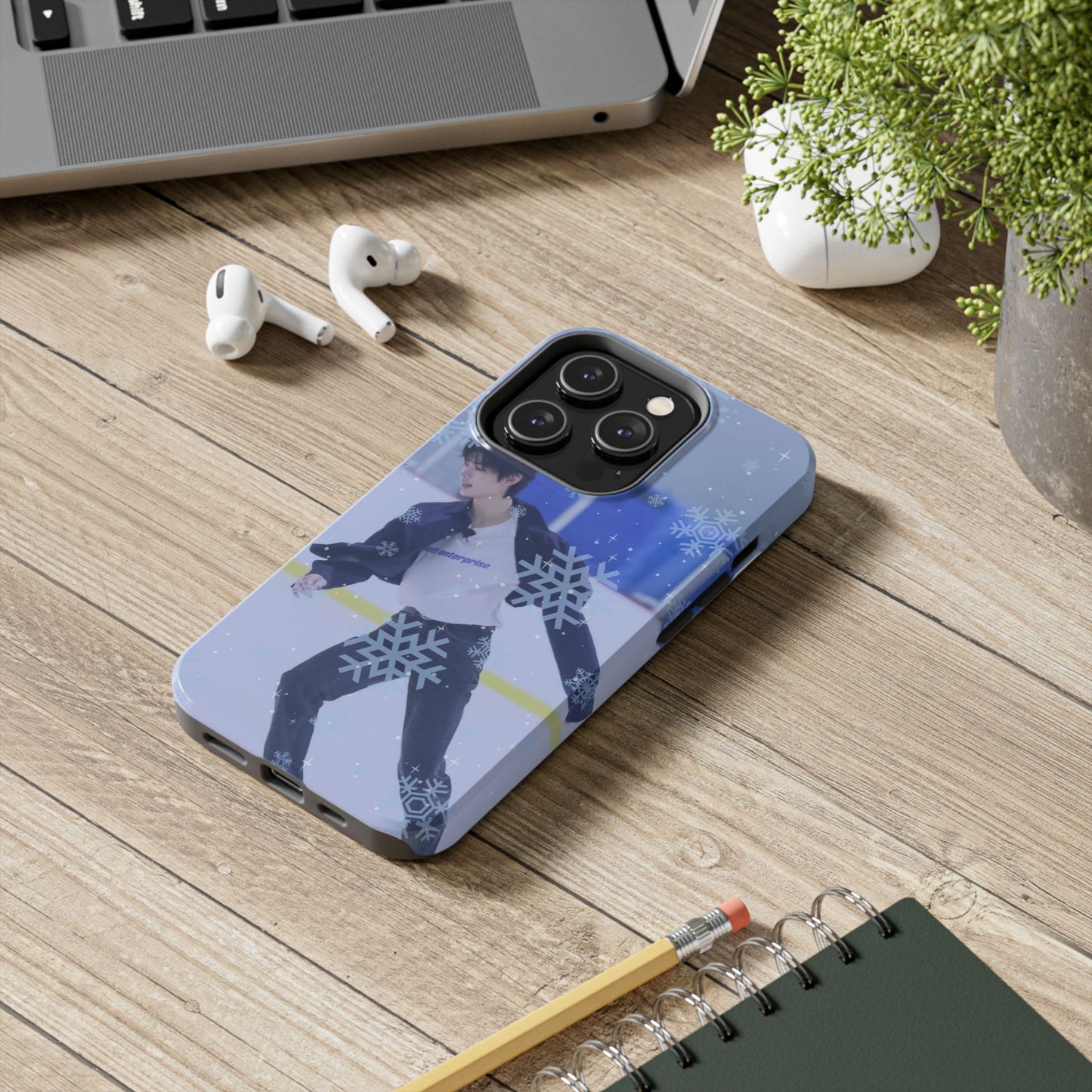 Ice Prince Tough Phone Case, Stylish Phone Protector, Winter Sports Accessory, Unique Gift for Skaters, Durable Phone Shell