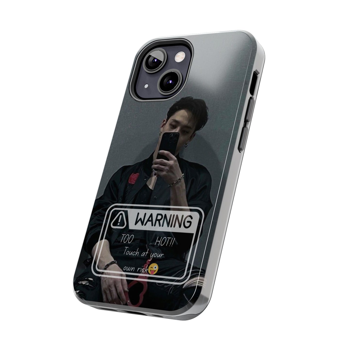 Warning: Bang Chan Tough Phone Case — Protective Slim Cover
