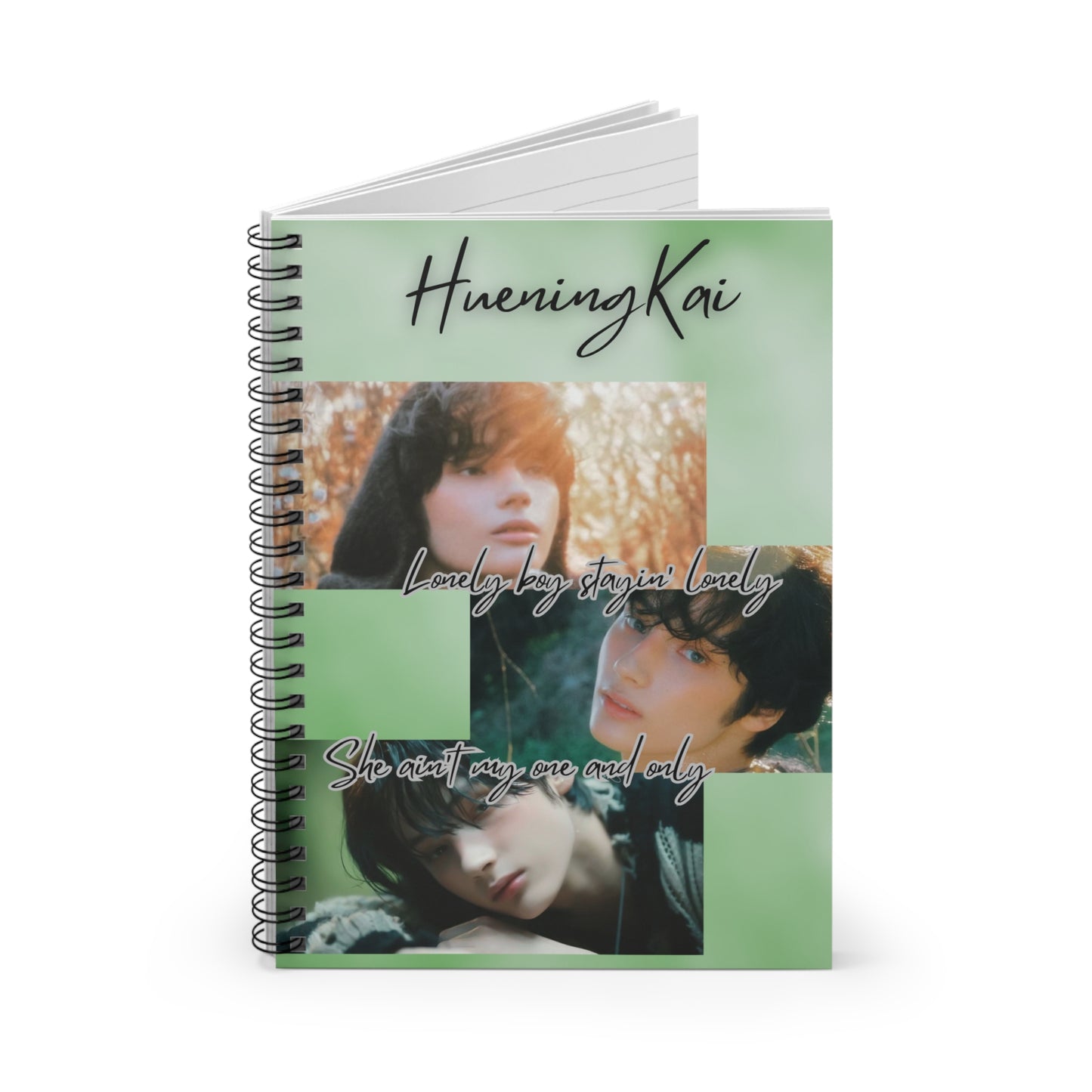 HueningKai Spiral Notebook - Inspirational Quotes & Aesthetic Design