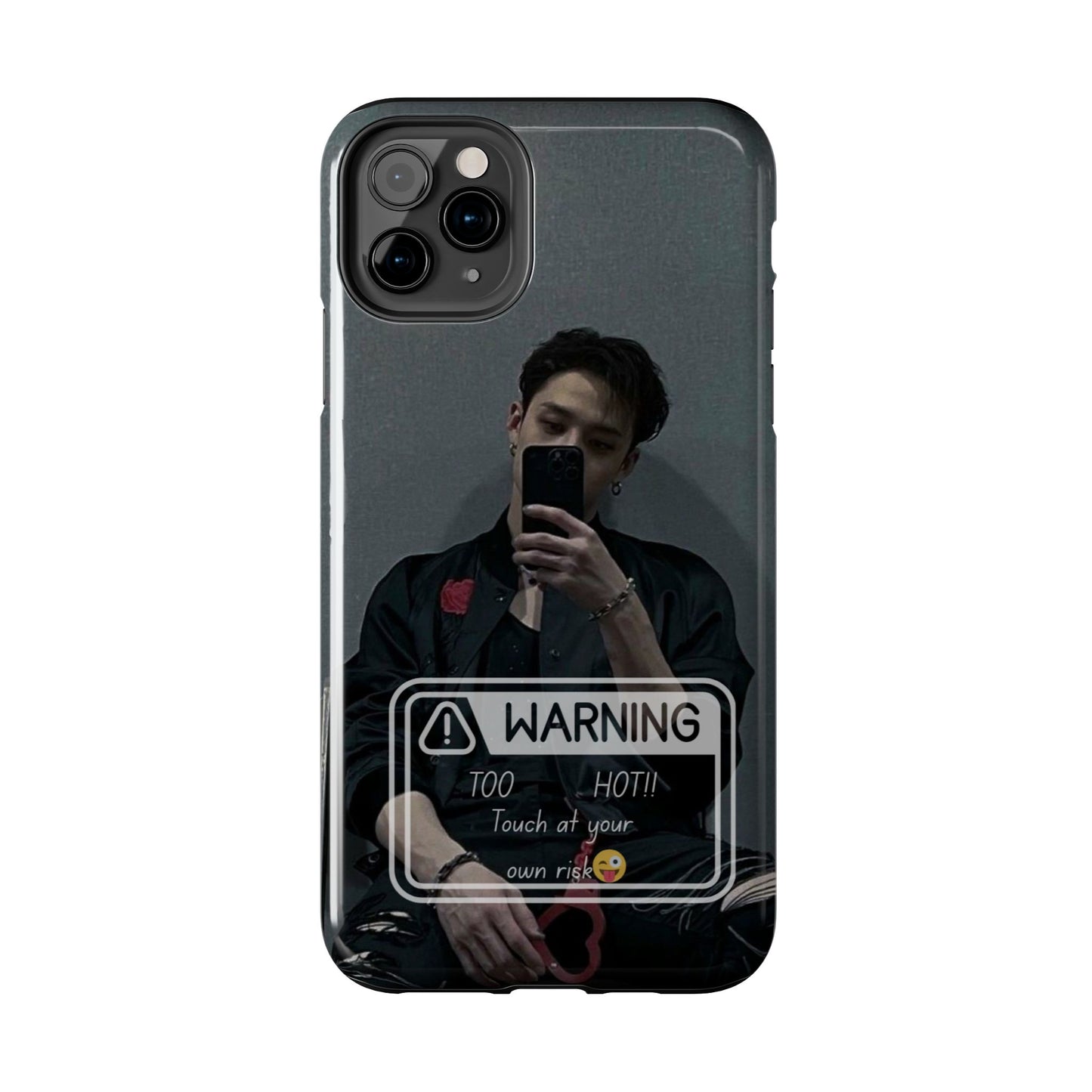 Warning: Bang Chan Tough Phone Case — Protective Slim Cover