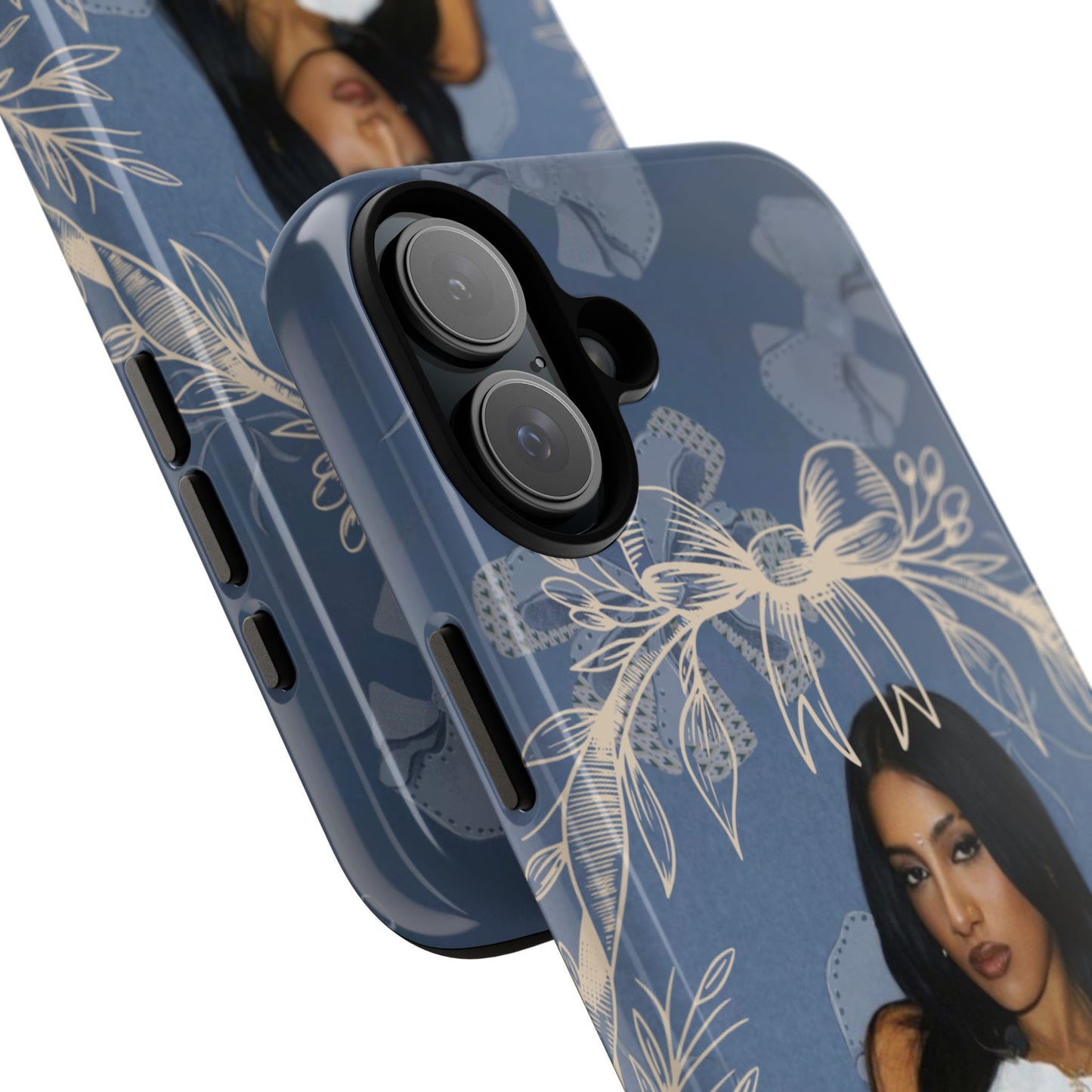 Lara Tough Phone Case — Protective Slim Case with Bow Wreath Design