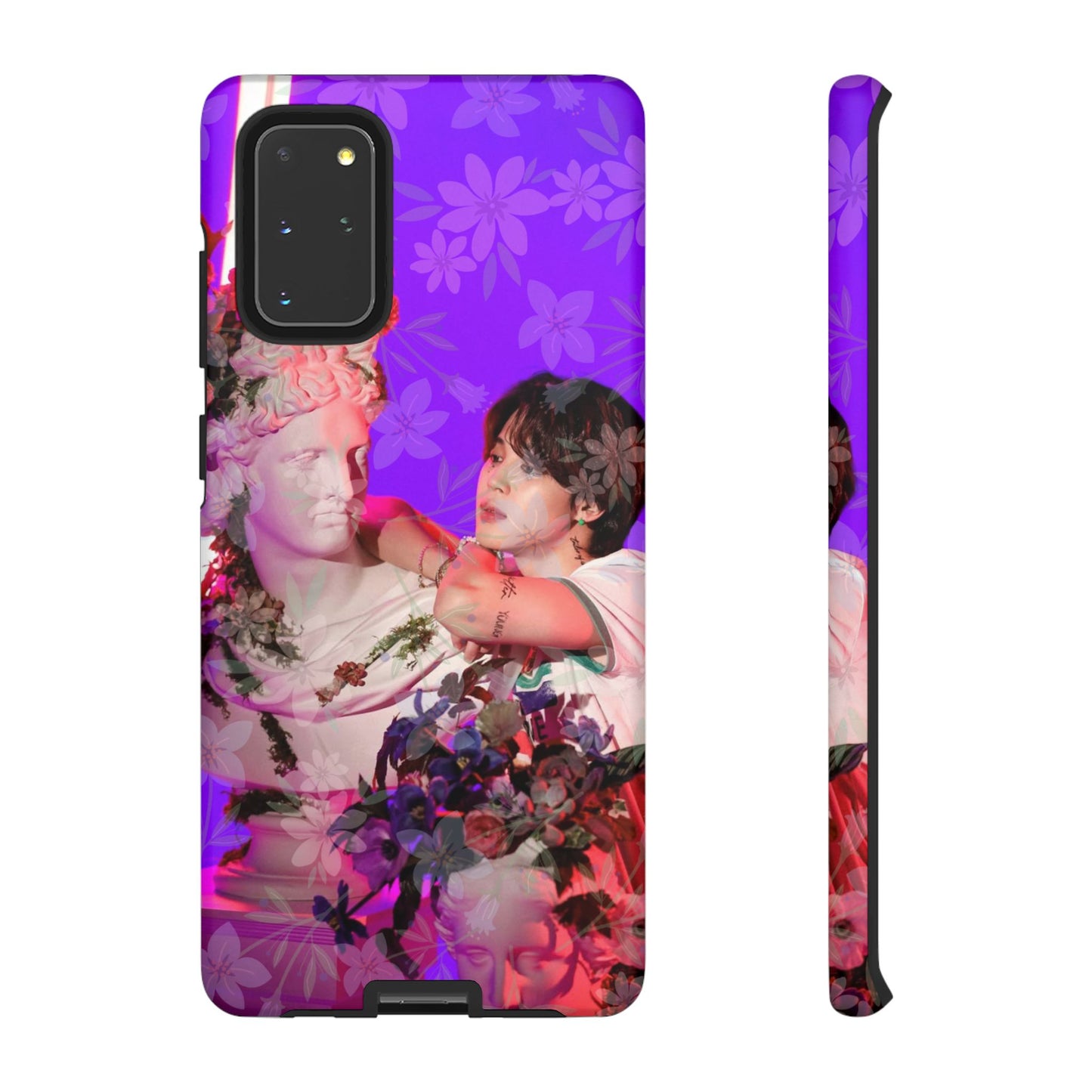 Park Jimin Phone Case — Retro Floral Phone Cover