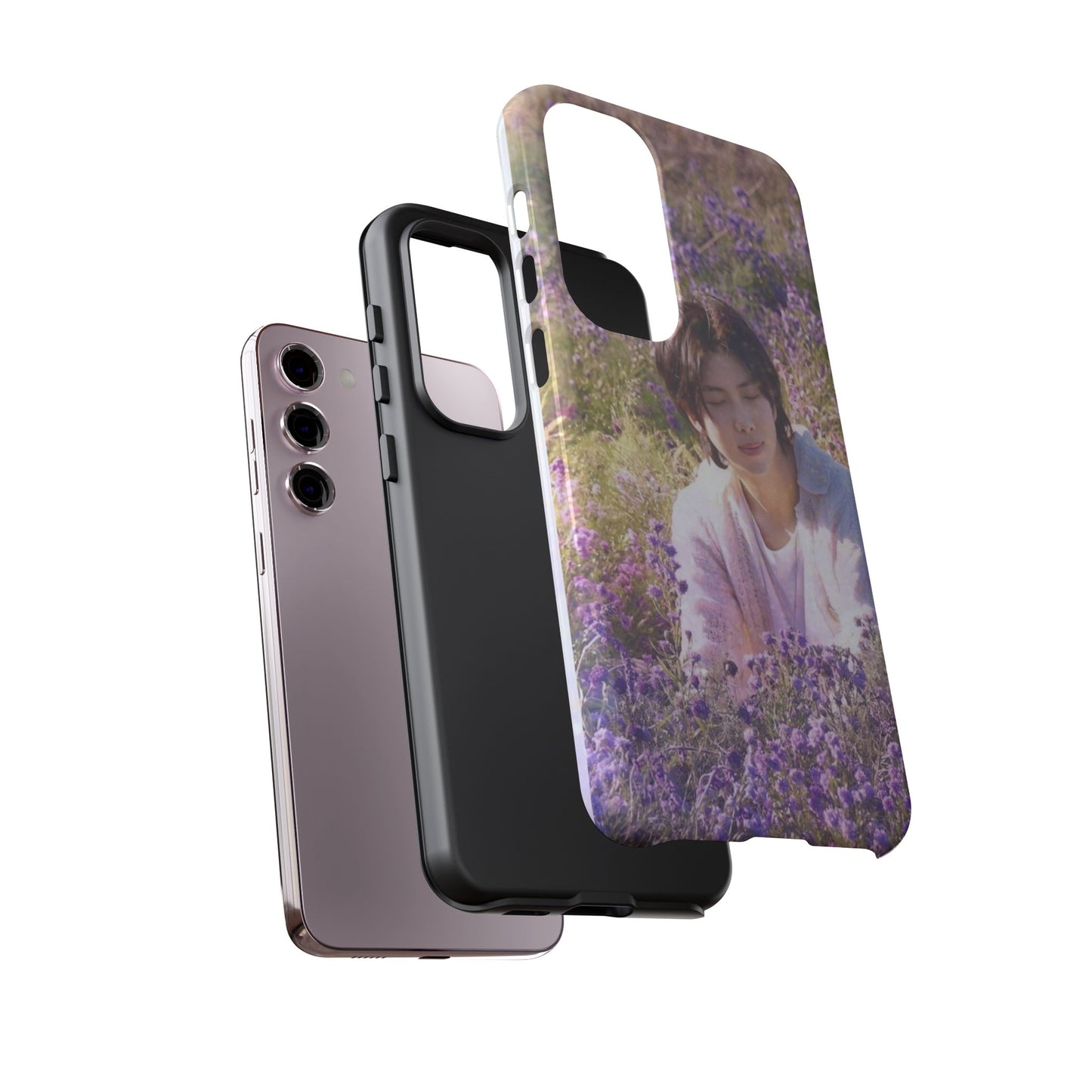 RM Floral Lavender Photo Phone Case