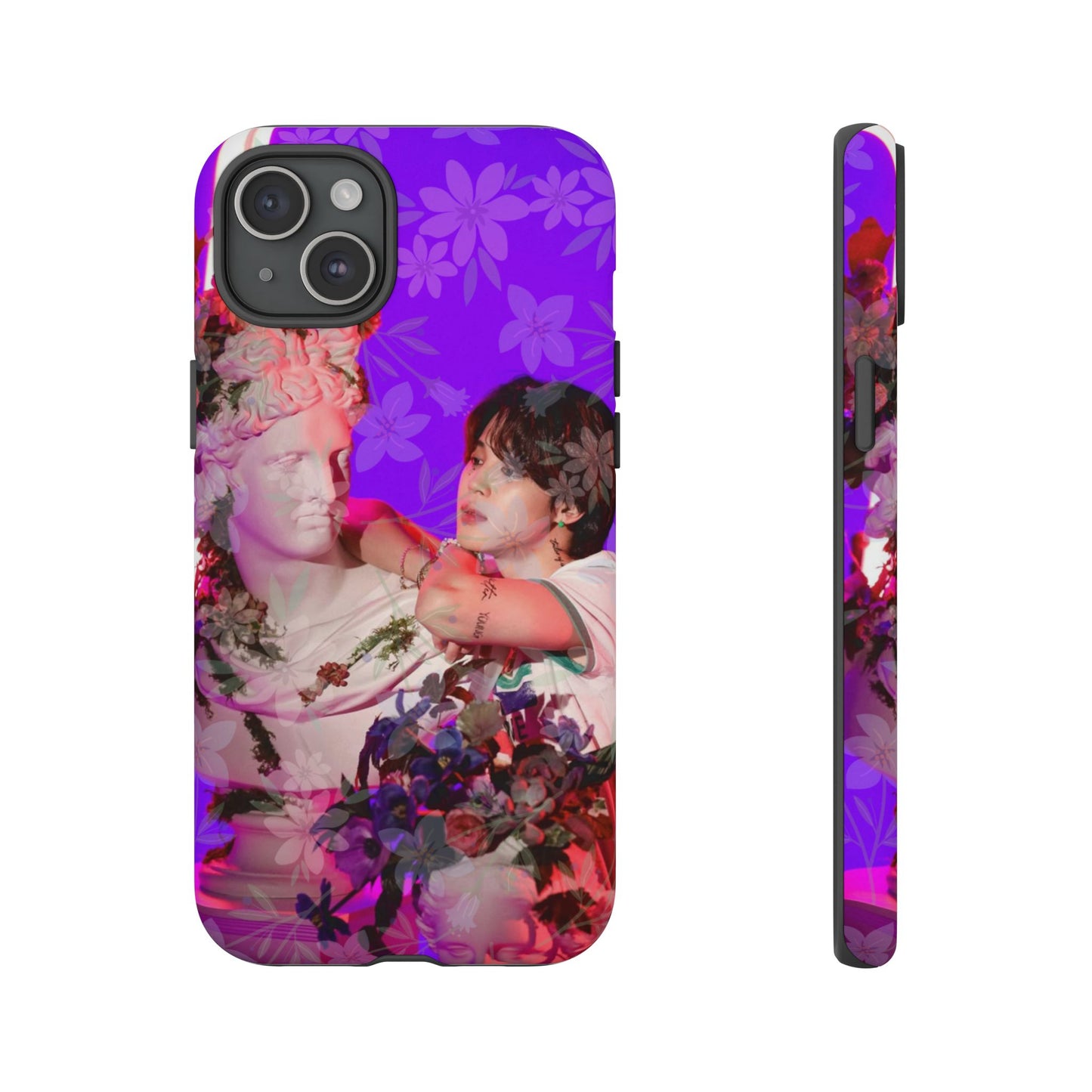 Park Jimin Phone Case — Retro Floral Phone Cover