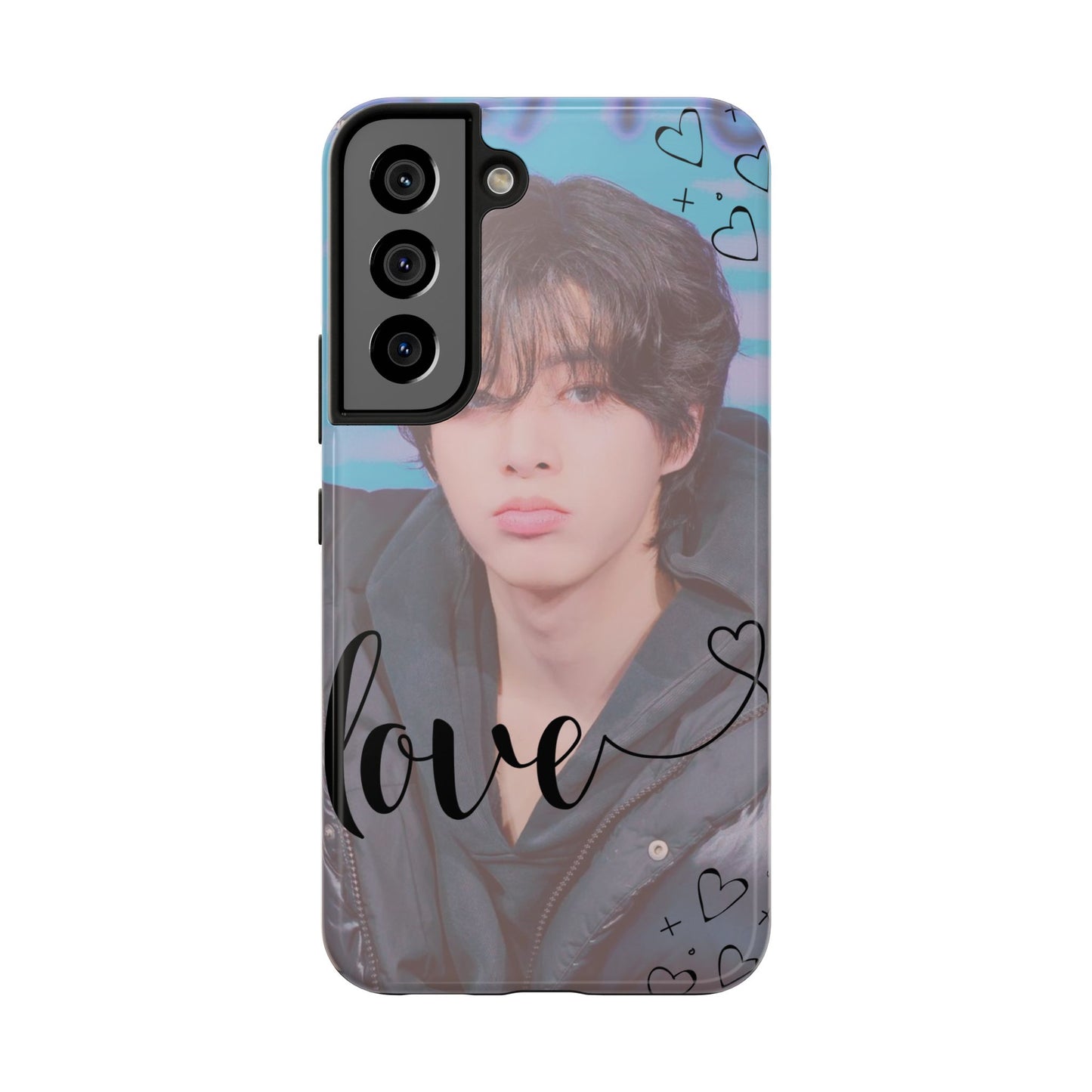 Jake Sim Phone Case, Trendy Phone Accessory, Unique Gift, Love Design, Customizable Phone Case, Heart Print Case