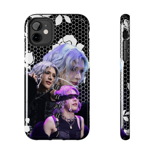 Wumuti Phone Case - Floral Honeycomb Background