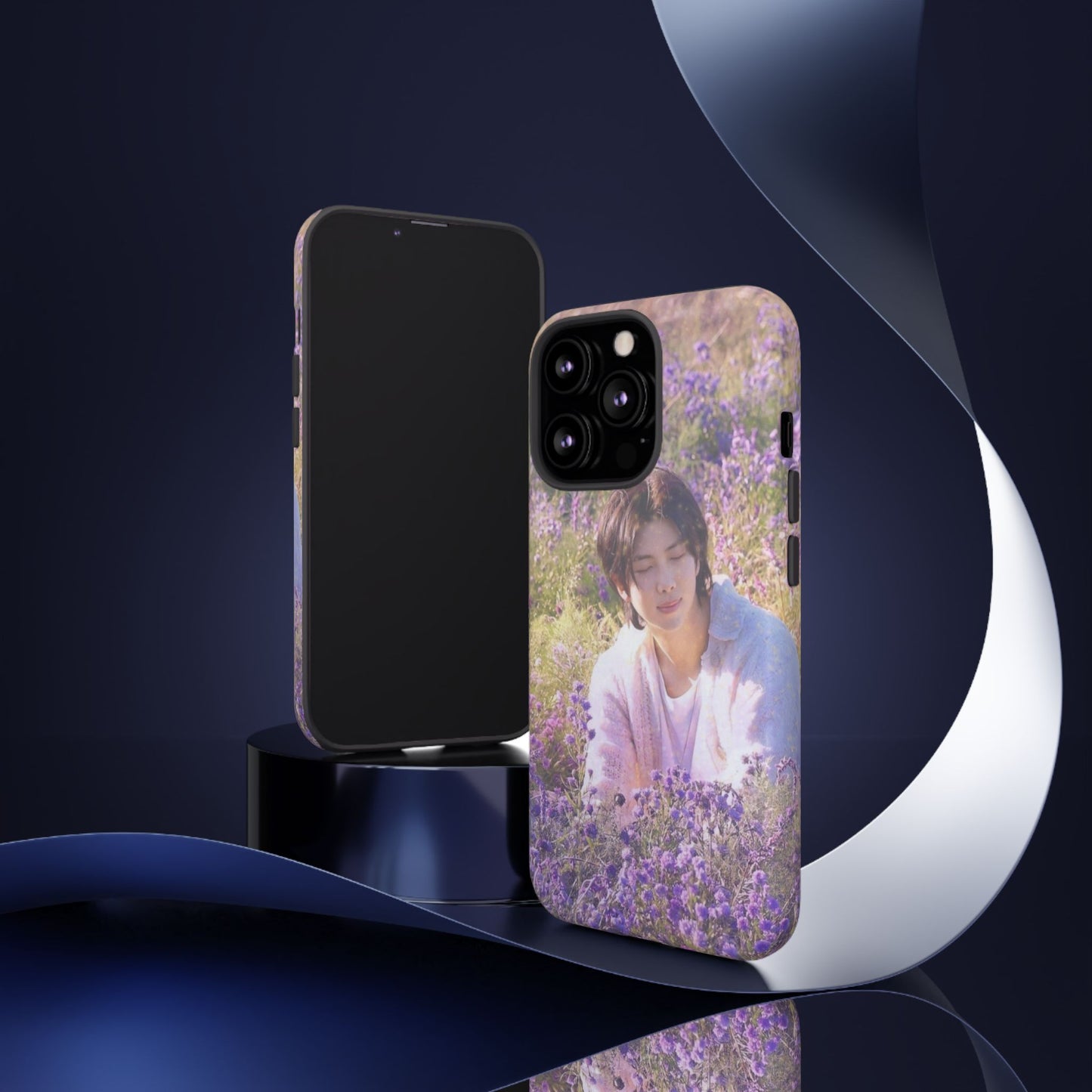 RM Floral Lavender Photo Phone Case