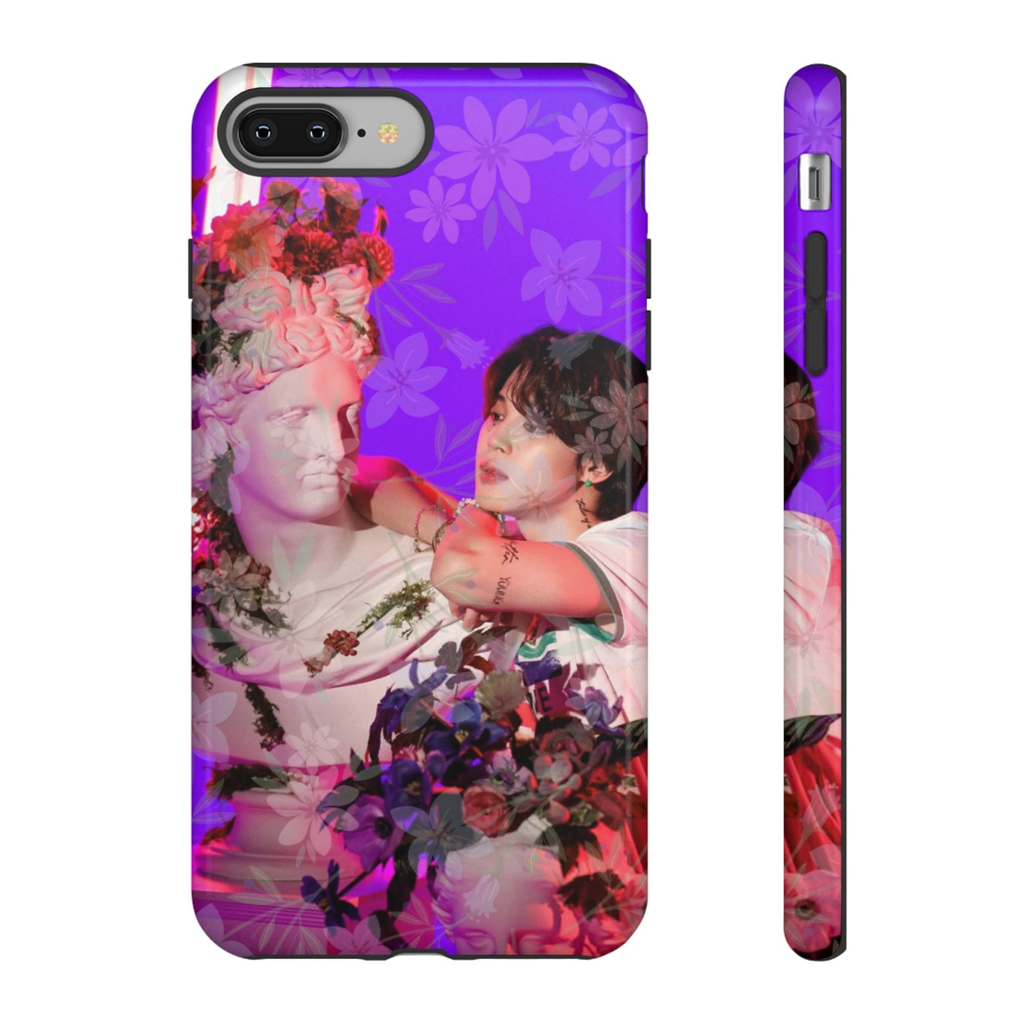 Park Jimin Phone Case — Retro Floral Phone Cover