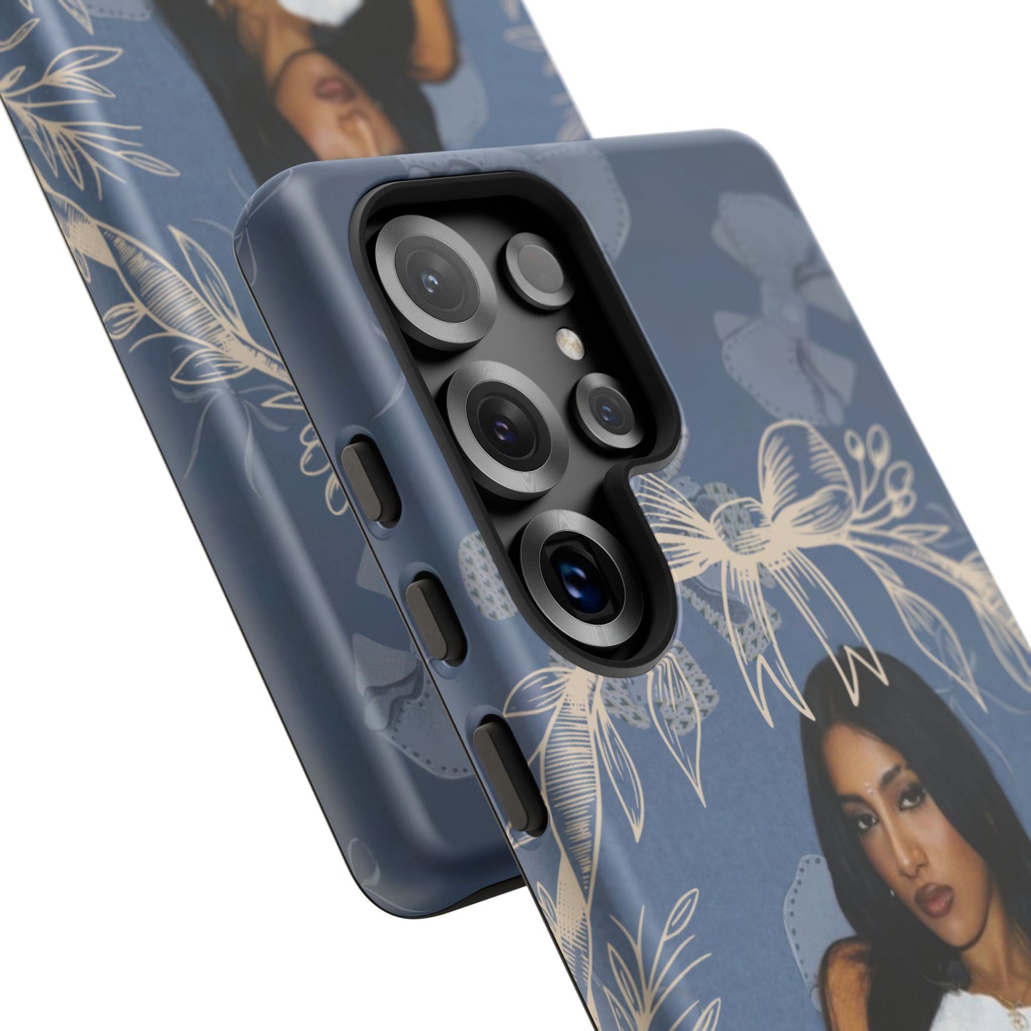 Lara Tough Phone Case — Protective Slim Case with Bow Wreath Design