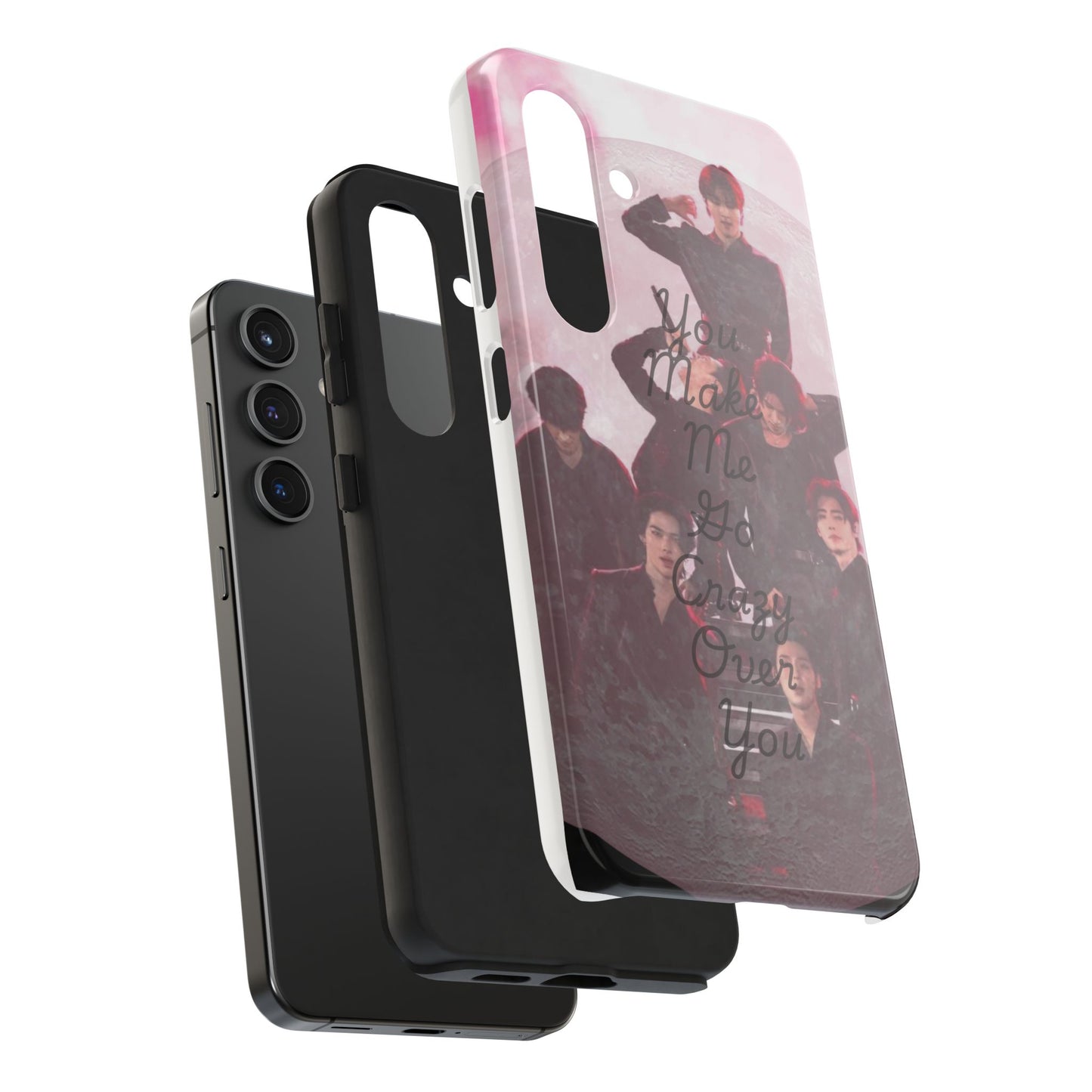 Enhypen Stylish Phone Case - You Make Me Go Crazy Over You, Durable Protection, Trendy Accessory, Gift for Friends