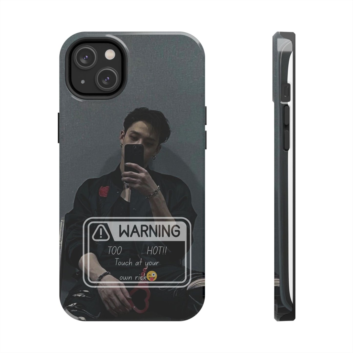 Warning: Bang Chan Tough Phone Case — Protective Slim Cover