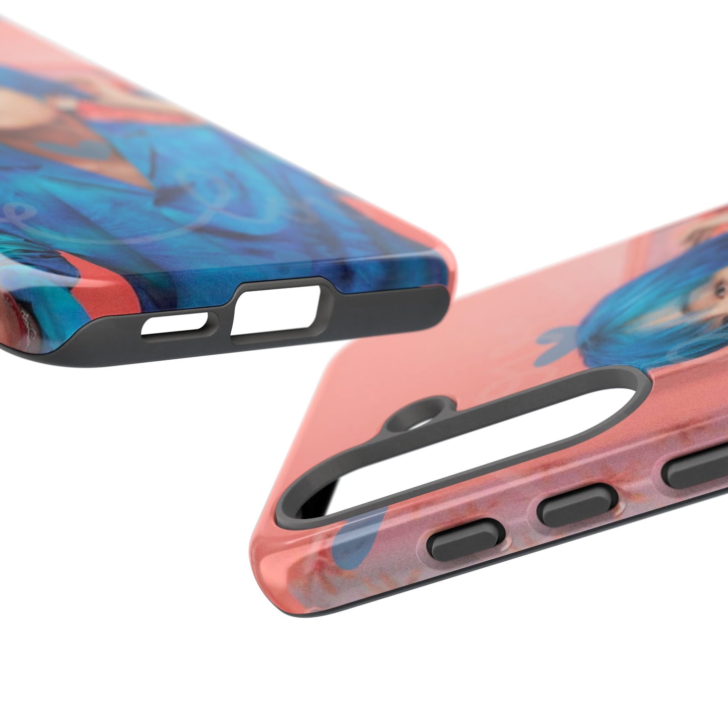 Taehyung Phone Case — Pink Heart/Love Kpop Design