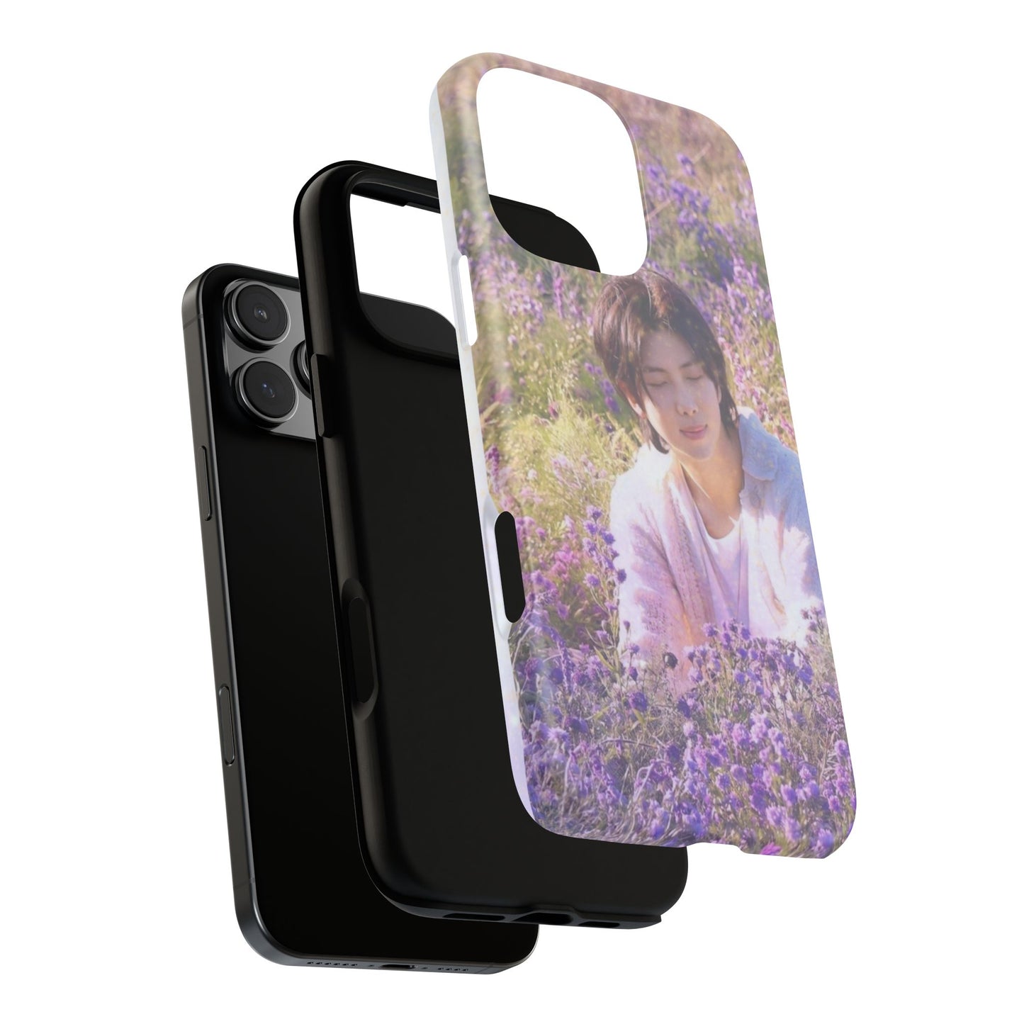 RM Floral Lavender Photo Phone Case