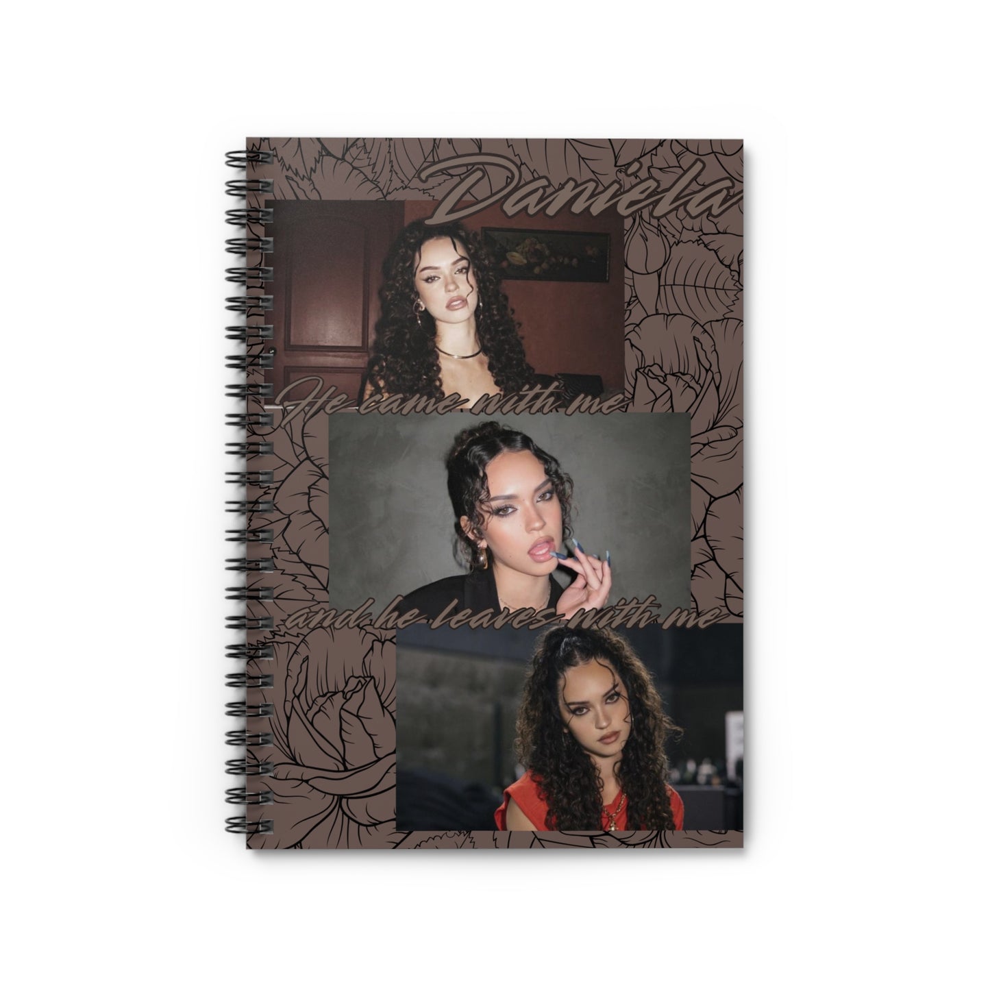 Daniela Spiral Notebook - Kpop Collage Ruled Journal