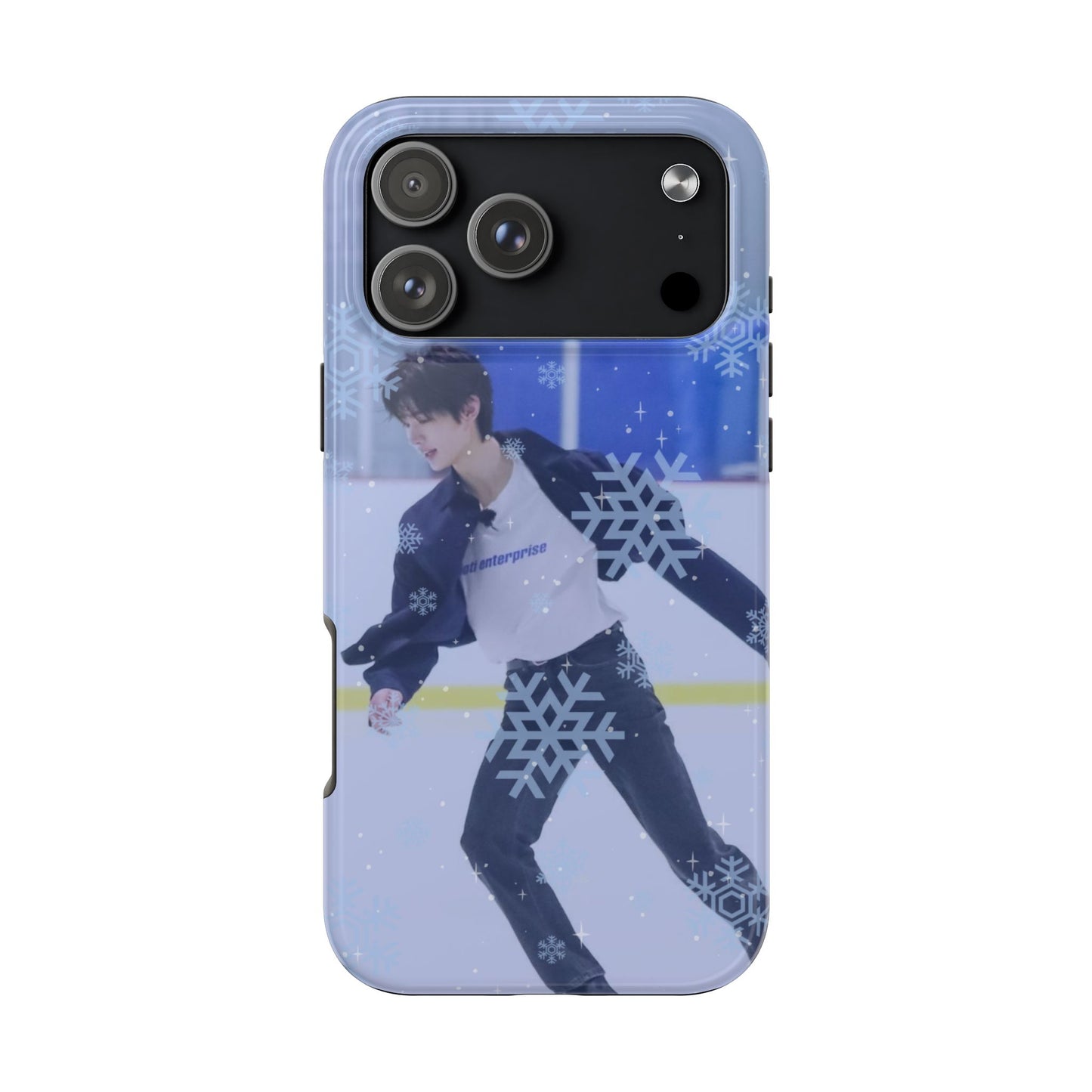 Ice Prince Tough Phone Case, Stylish Phone Protector, Winter Sports Accessory, Unique Gift for Skaters, Durable Phone Shell