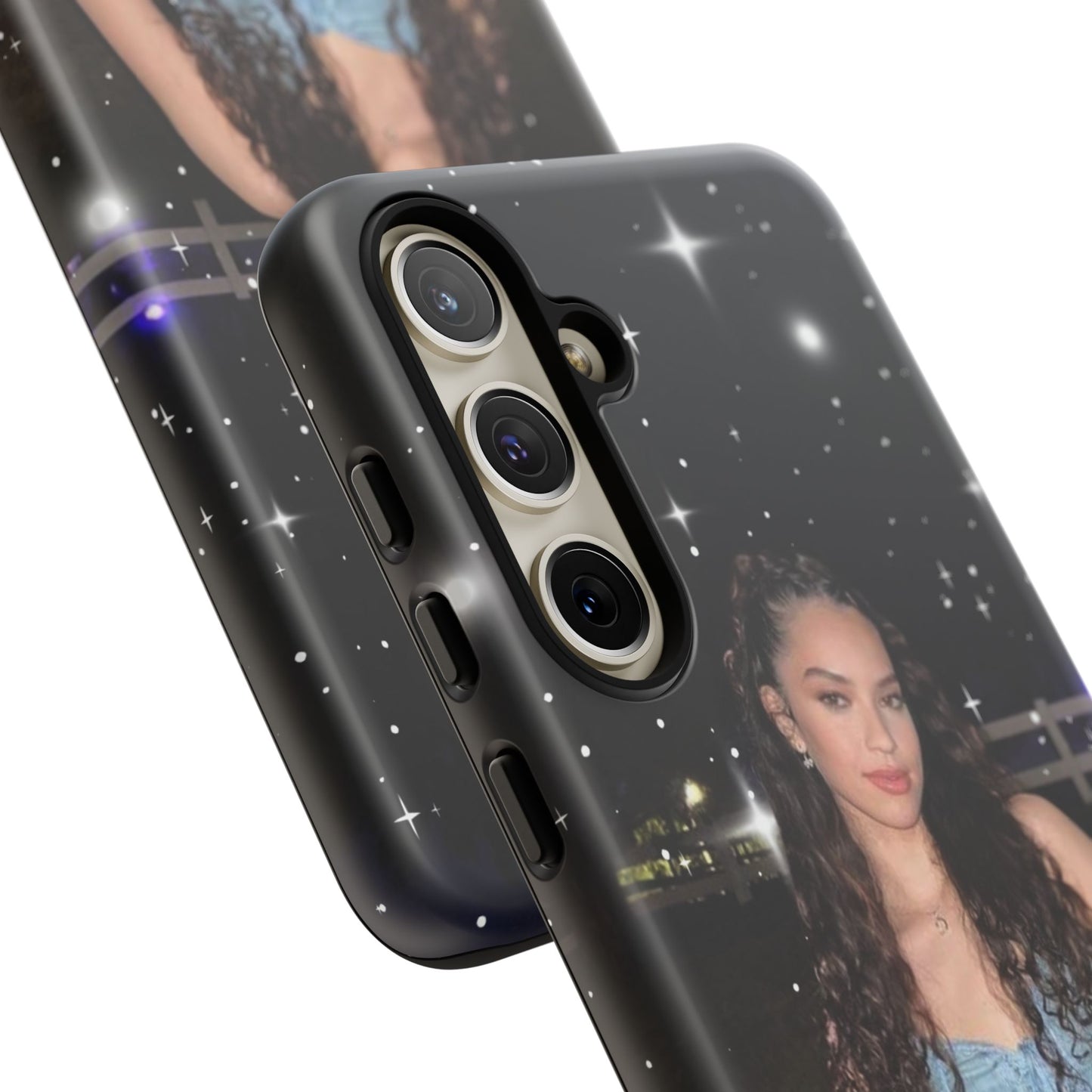 Daniela Phone Case — Glam Night Photo Sparkle Design
