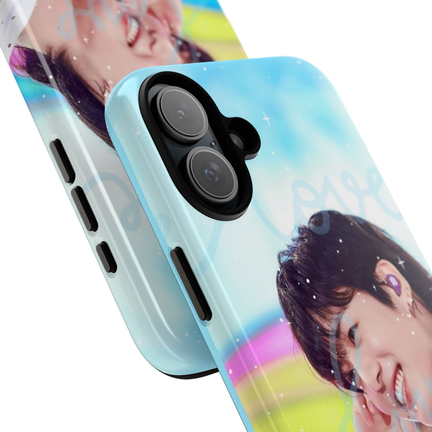 Jungkook Phone Case - Love Rainbow Kpop Design
