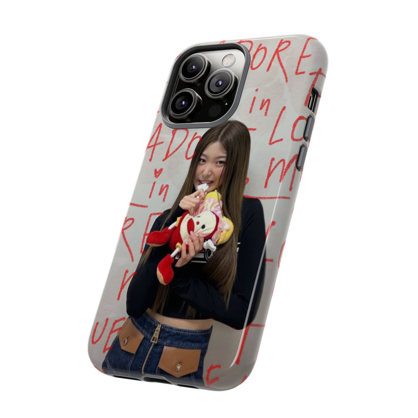 Yoonchae Phone Case — Adore Graffiti Heart Background