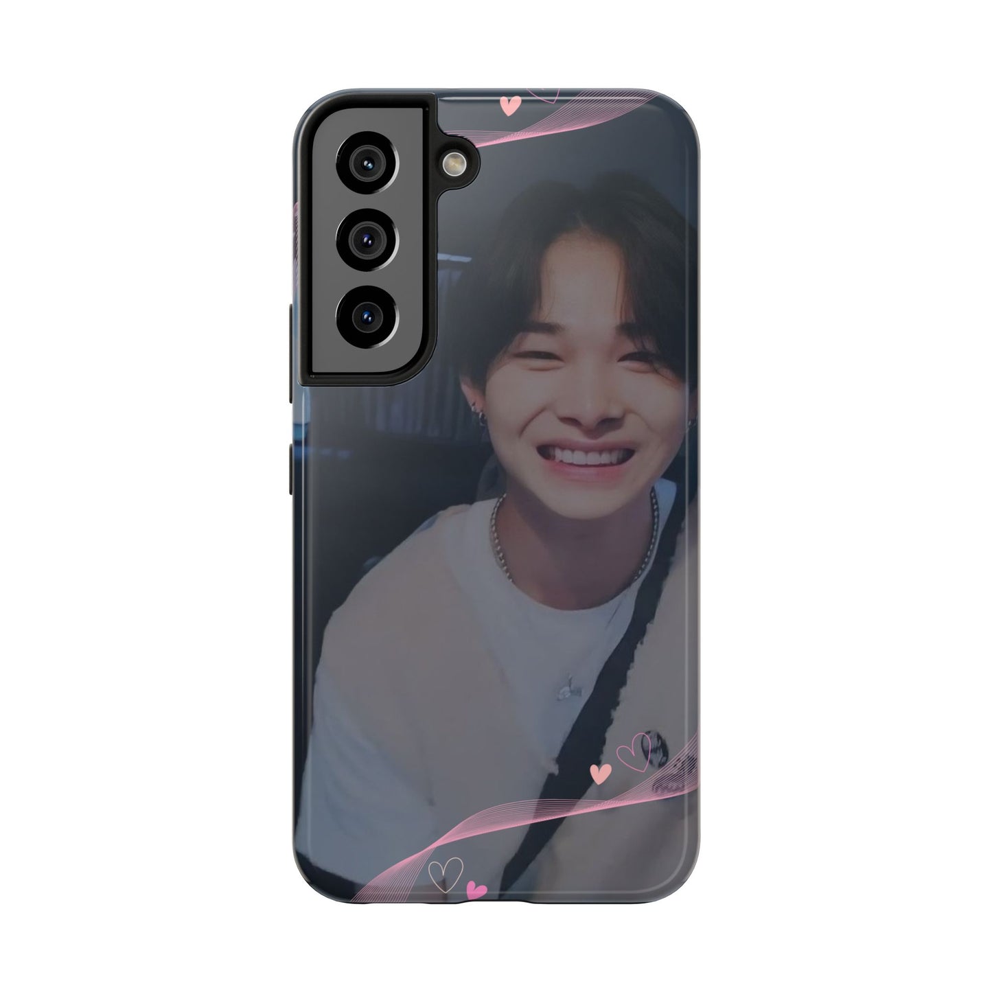 Customizable Phone Case, Cute Phone Cover, Gifts for Teens, Personalized Accessories, Trendy Phone Protection, Heart Design