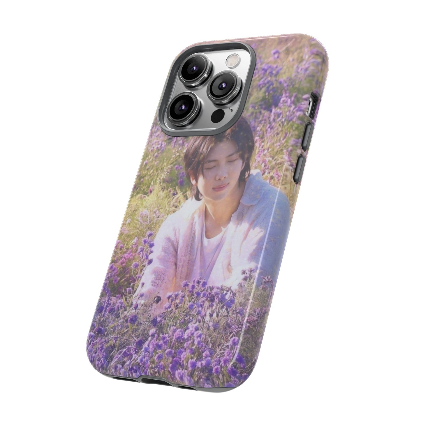 RM Floral Lavender Photo Phone Case