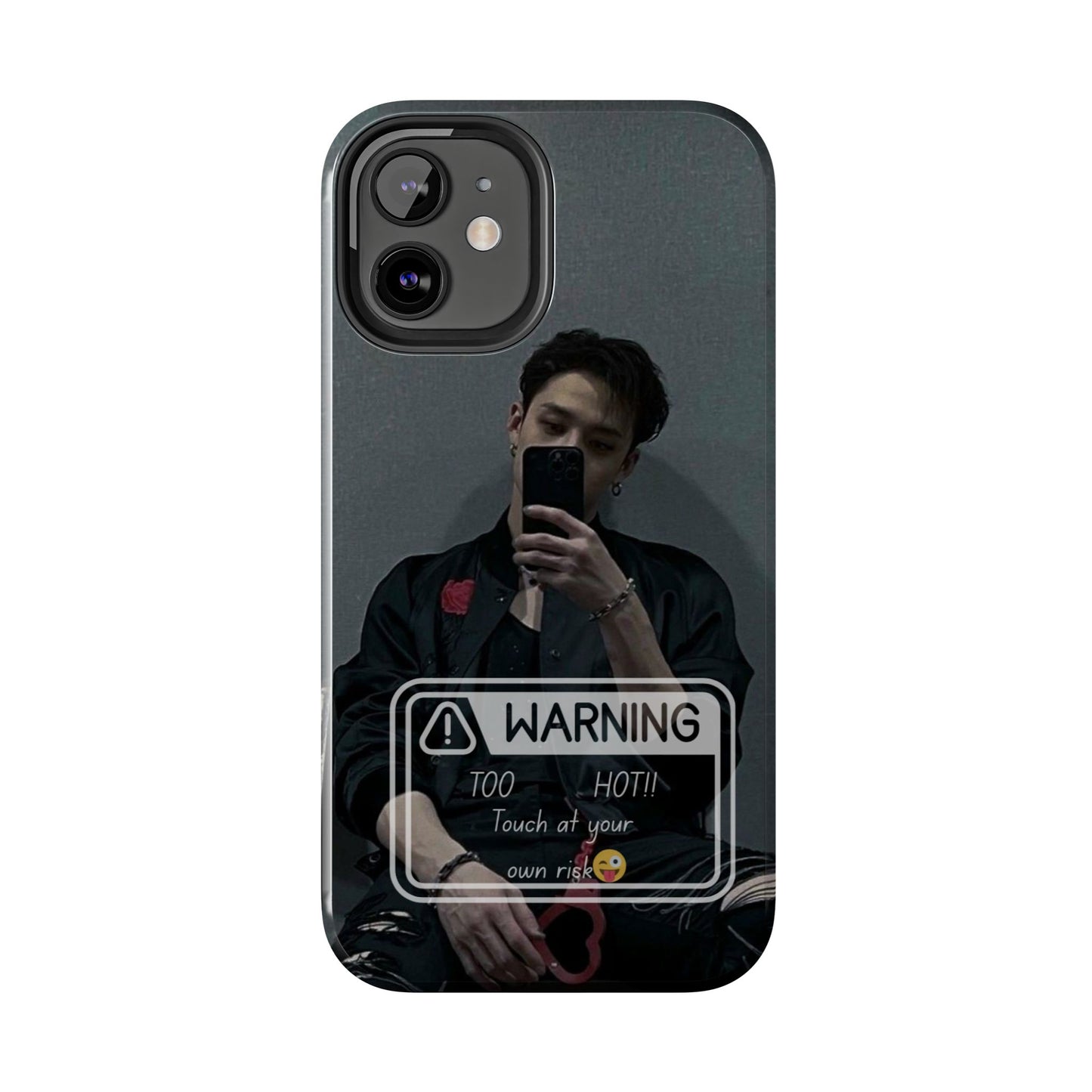 Warning: Bang Chan Tough Phone Case — Protective Slim Cover