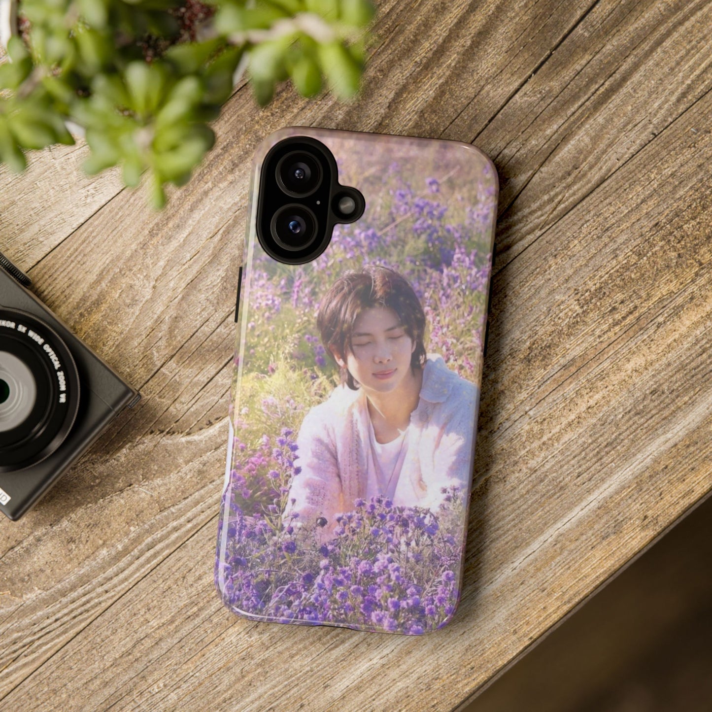 RM Floral Lavender Photo Phone Case